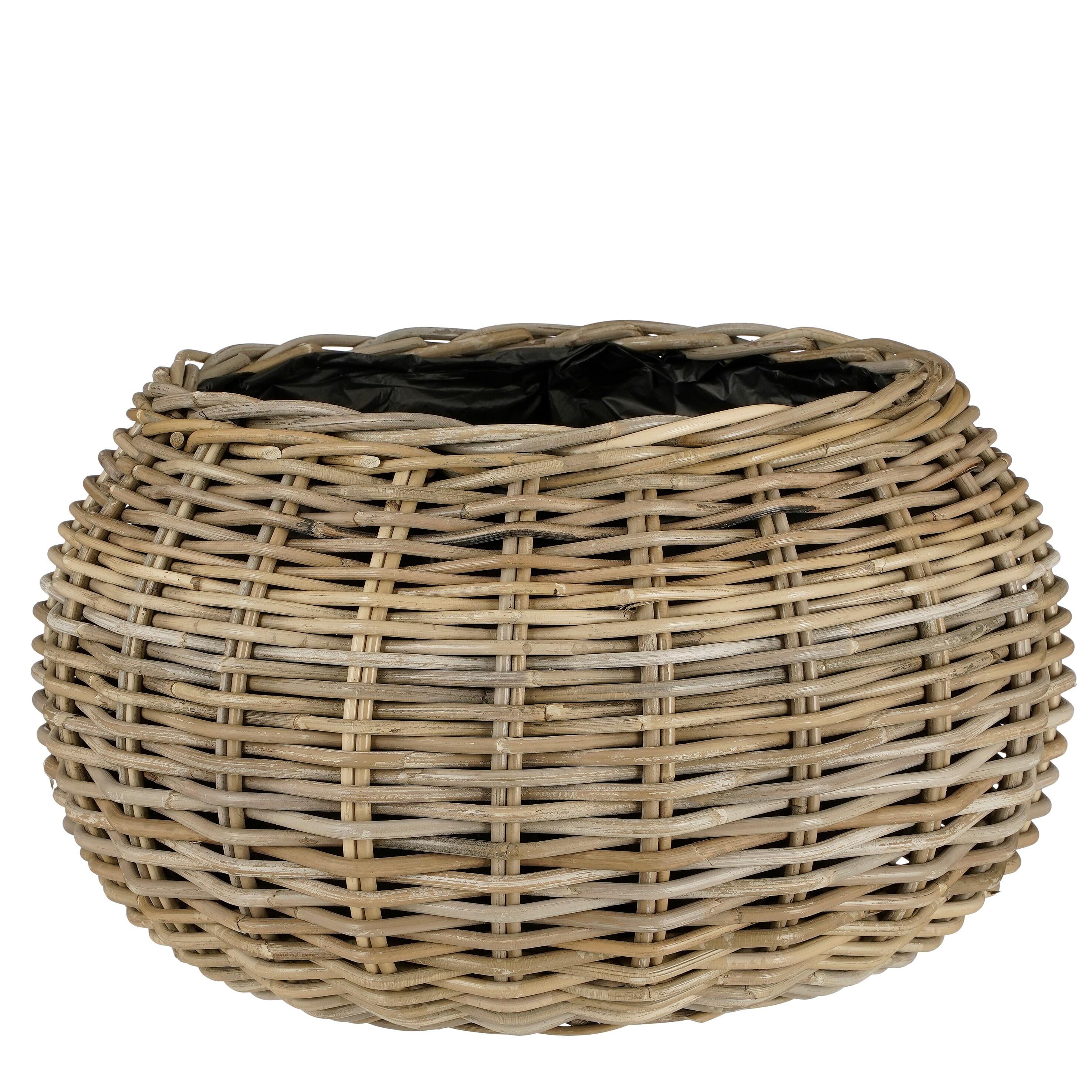 Cesta marcia red natural gris 35x55cm