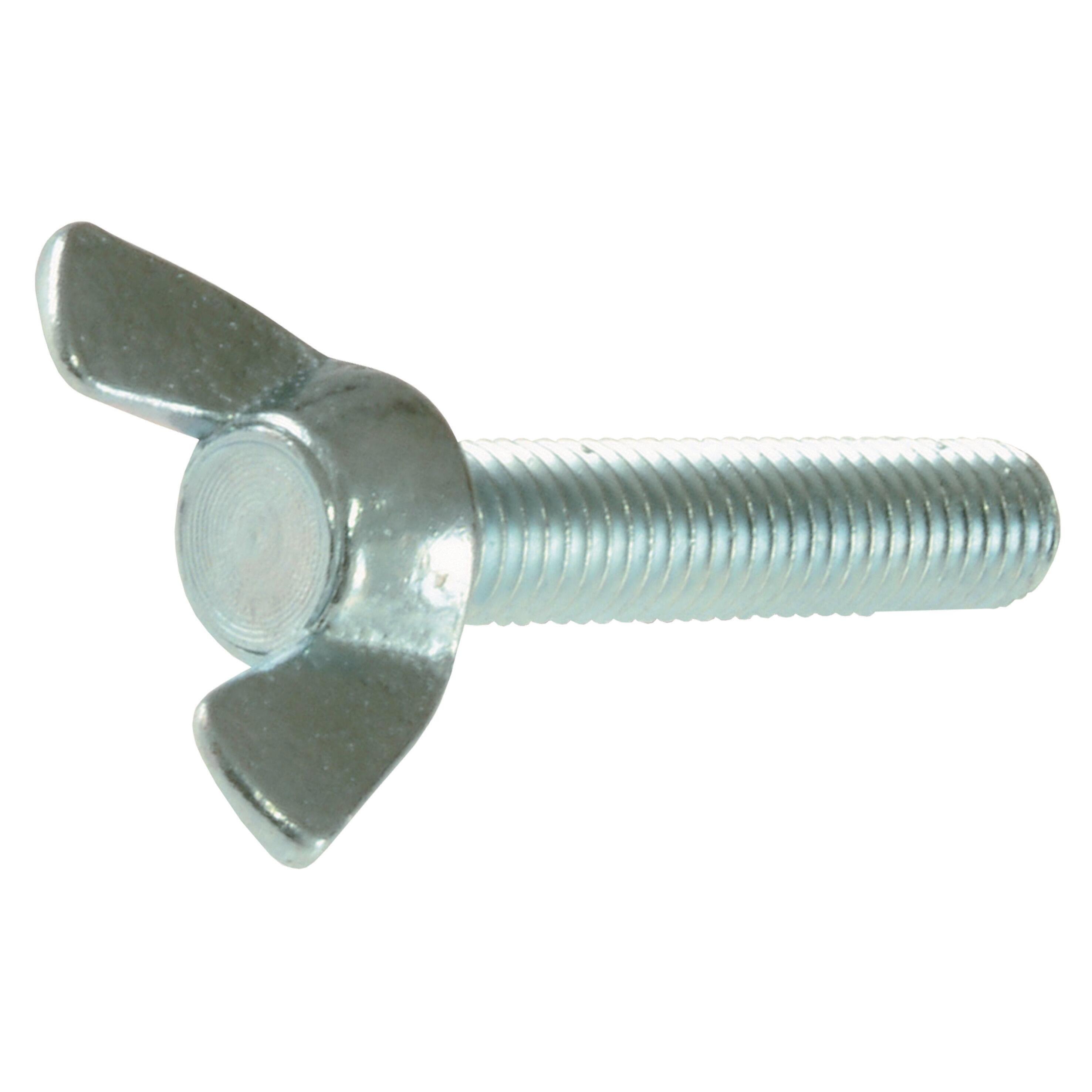 PrecisionGeek Viti A Testa Zigrinata M6 X 10 Mm In Acciaio Zincato Con Spalla, Set Da 5 Pezzi Per Serraggio A Mano, Ideale Per Elettronica E Fai Da Te