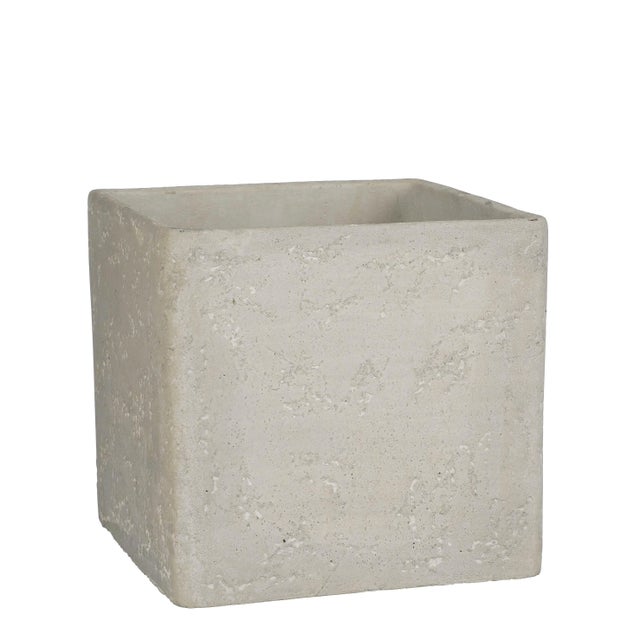 Maceta plateada 50x50x48 cm ASTRAS Maceta plateada 50x50x48 cm ASTRAS
