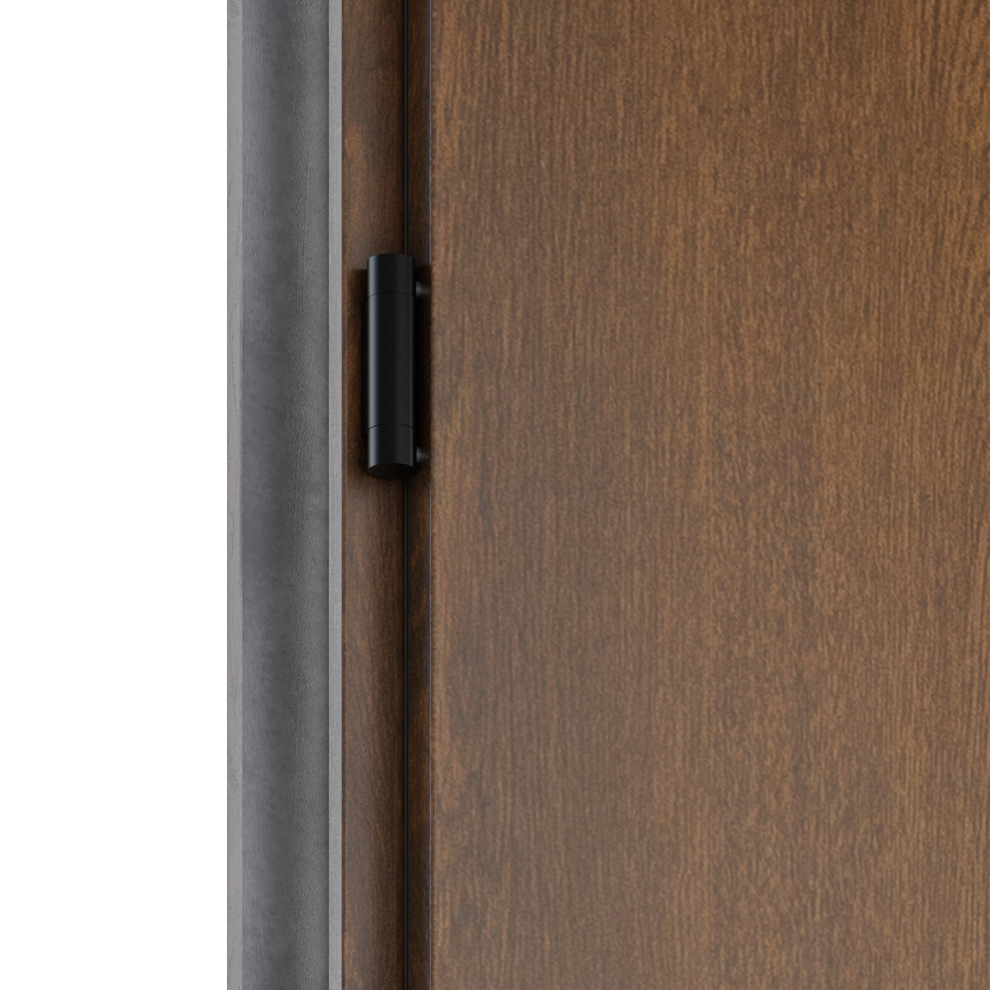 Drzwi zewnętrzne stalowe wejściowe Buena Shadow 68 orzechowe 80 lewe Isoxa - 5