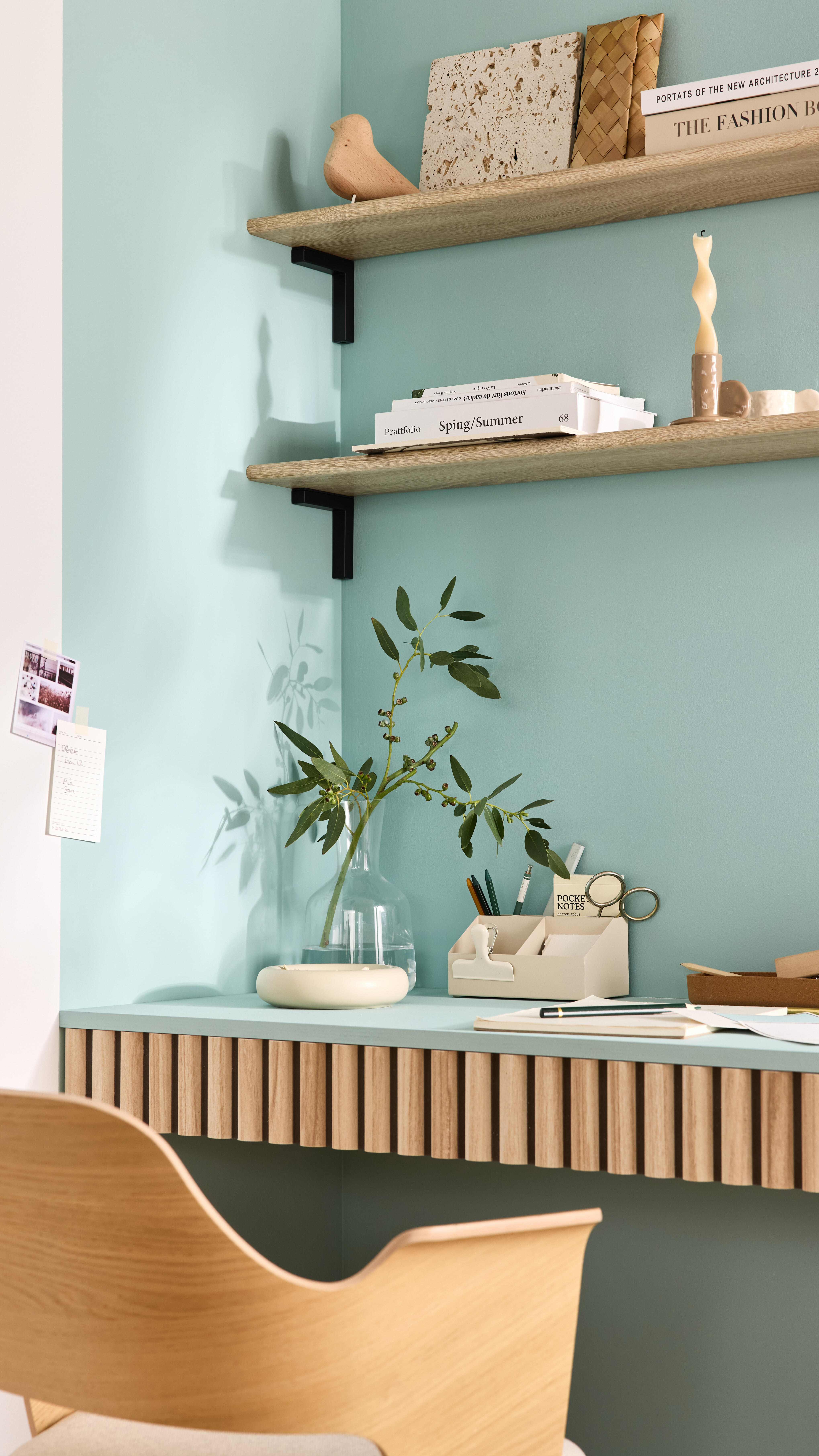 Etagère murale Joker chêne sonoma brut, L.90 x P.18 cm, Ep.18 mm - 4