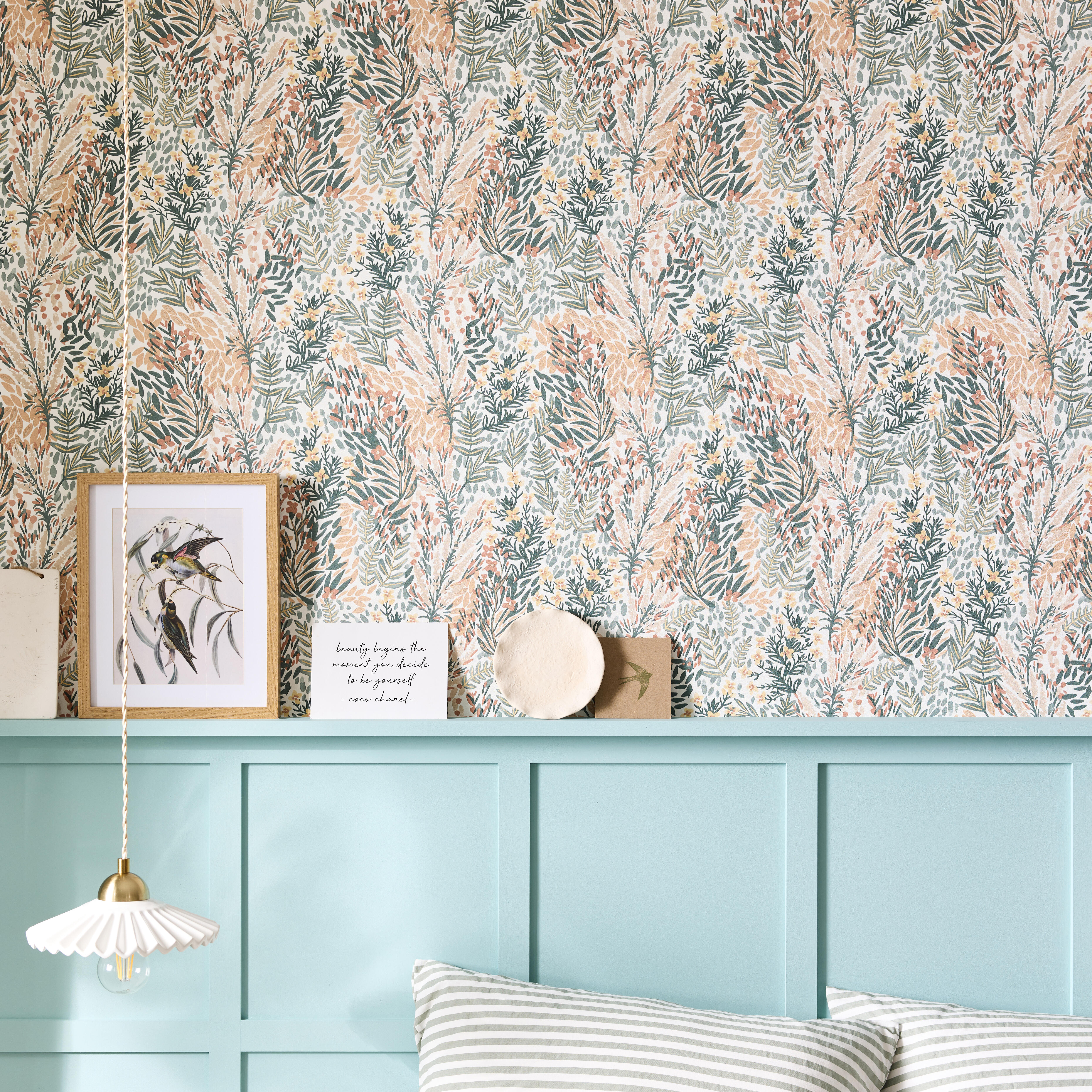 Suspension Babouchka céramique, blanc, Diam.14 cm, E27 - 4