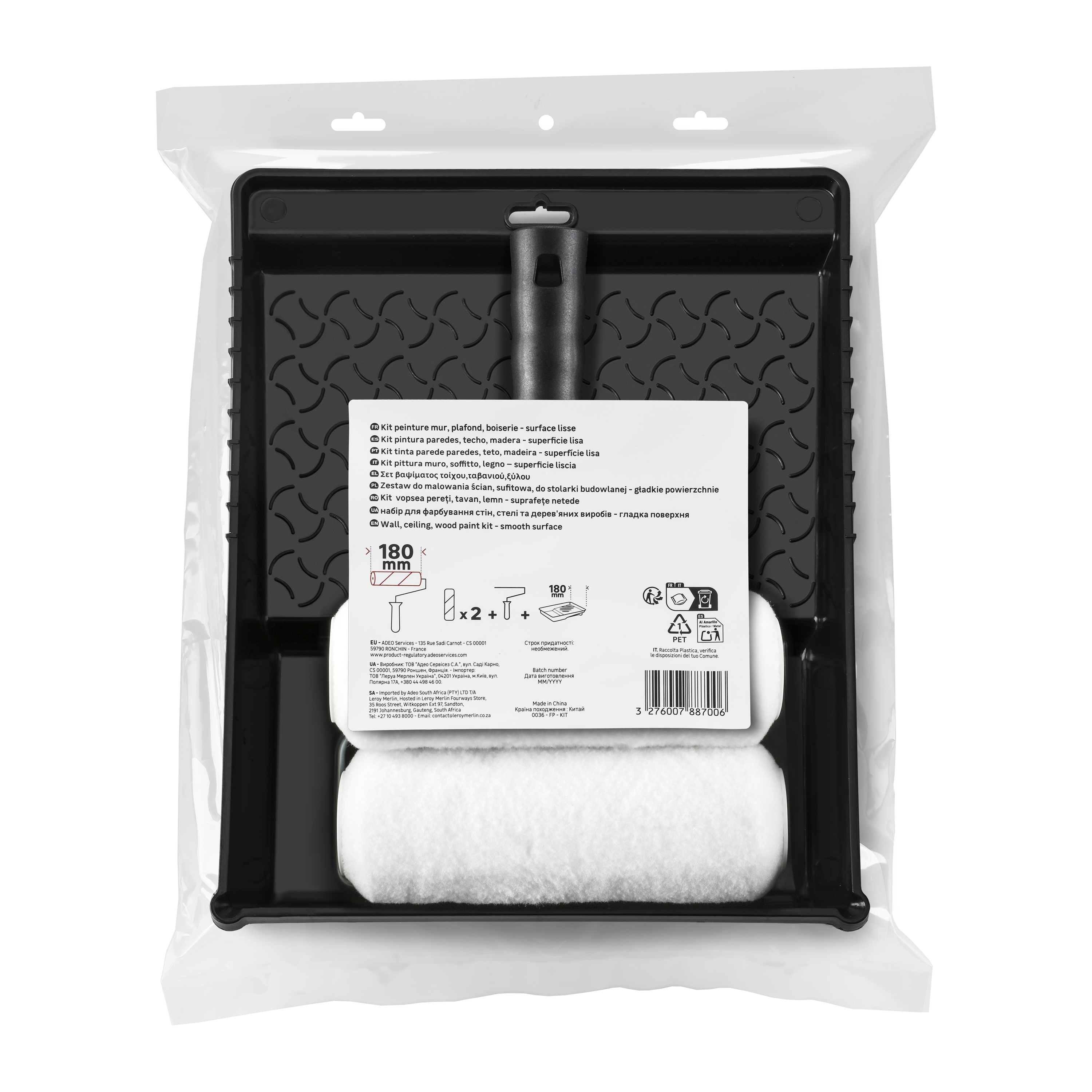 Kit de peinture pour peindre une surface lisse 180mm - 4