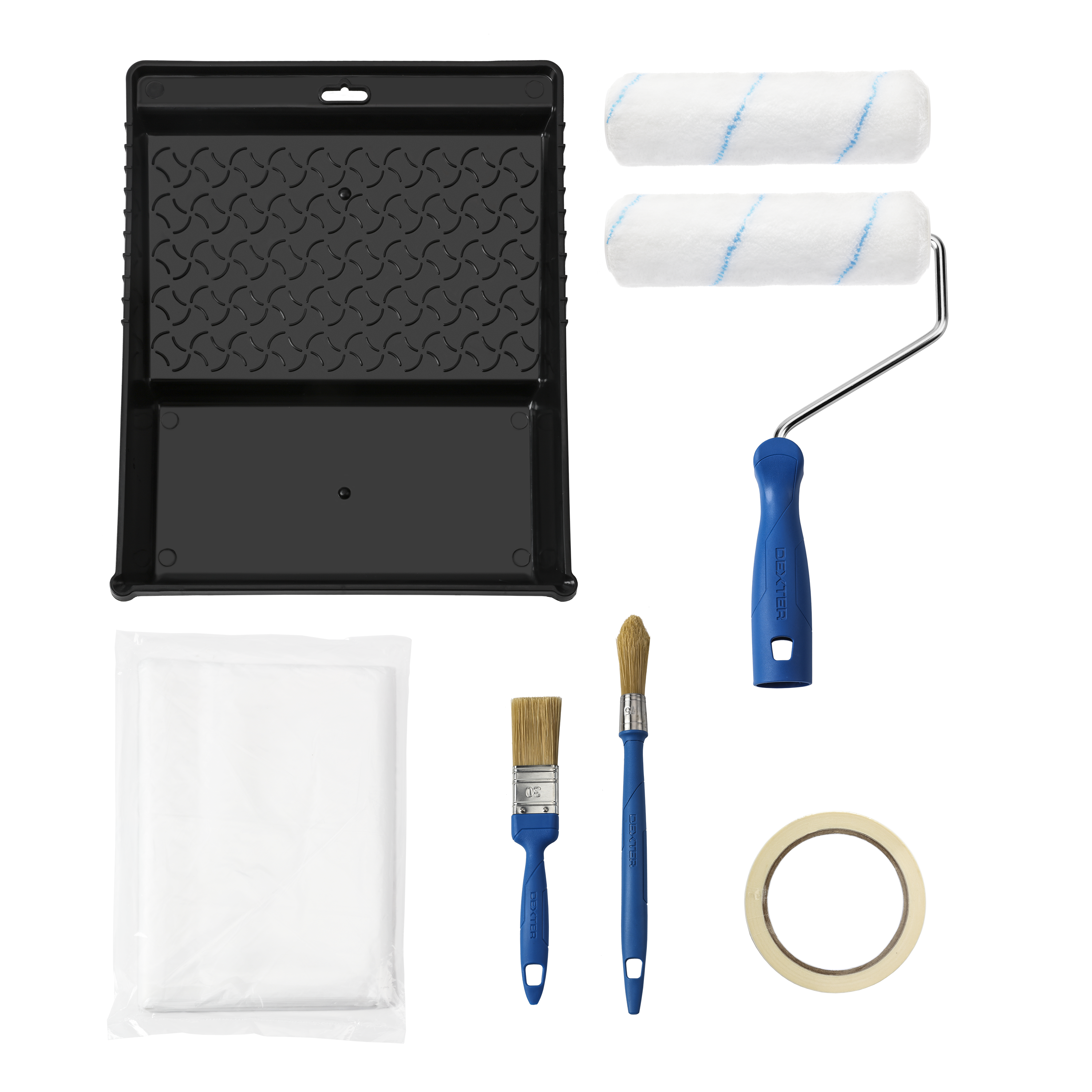 Kit para pintar paredes lisas DEXTER 22 cm Leroy Merlin