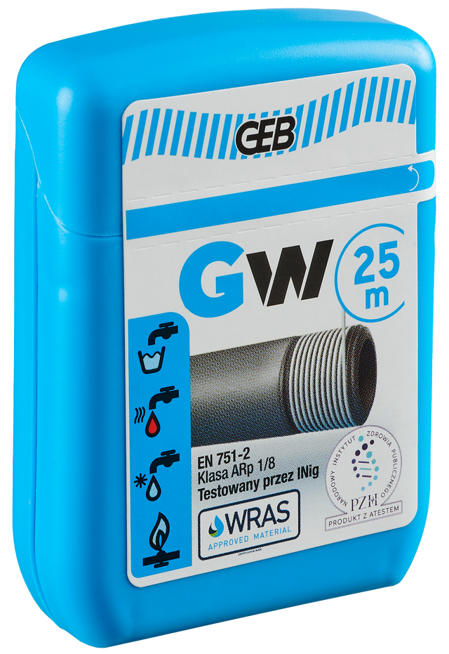 Nić uszczelniająca  25m GW GEB
