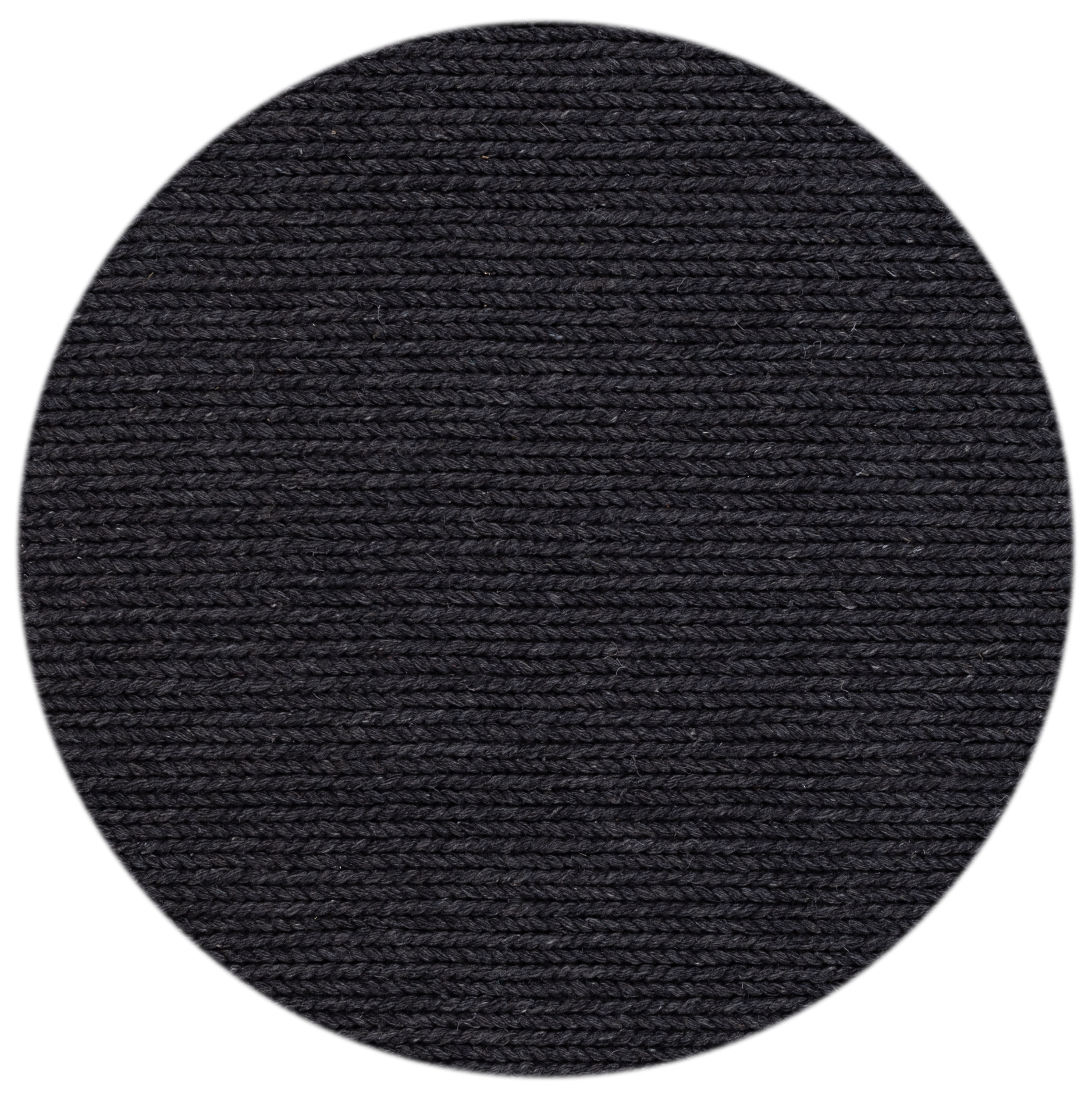 Dywan wełniany okrągły Fir Wool ciemnoszary śr. 160 cm