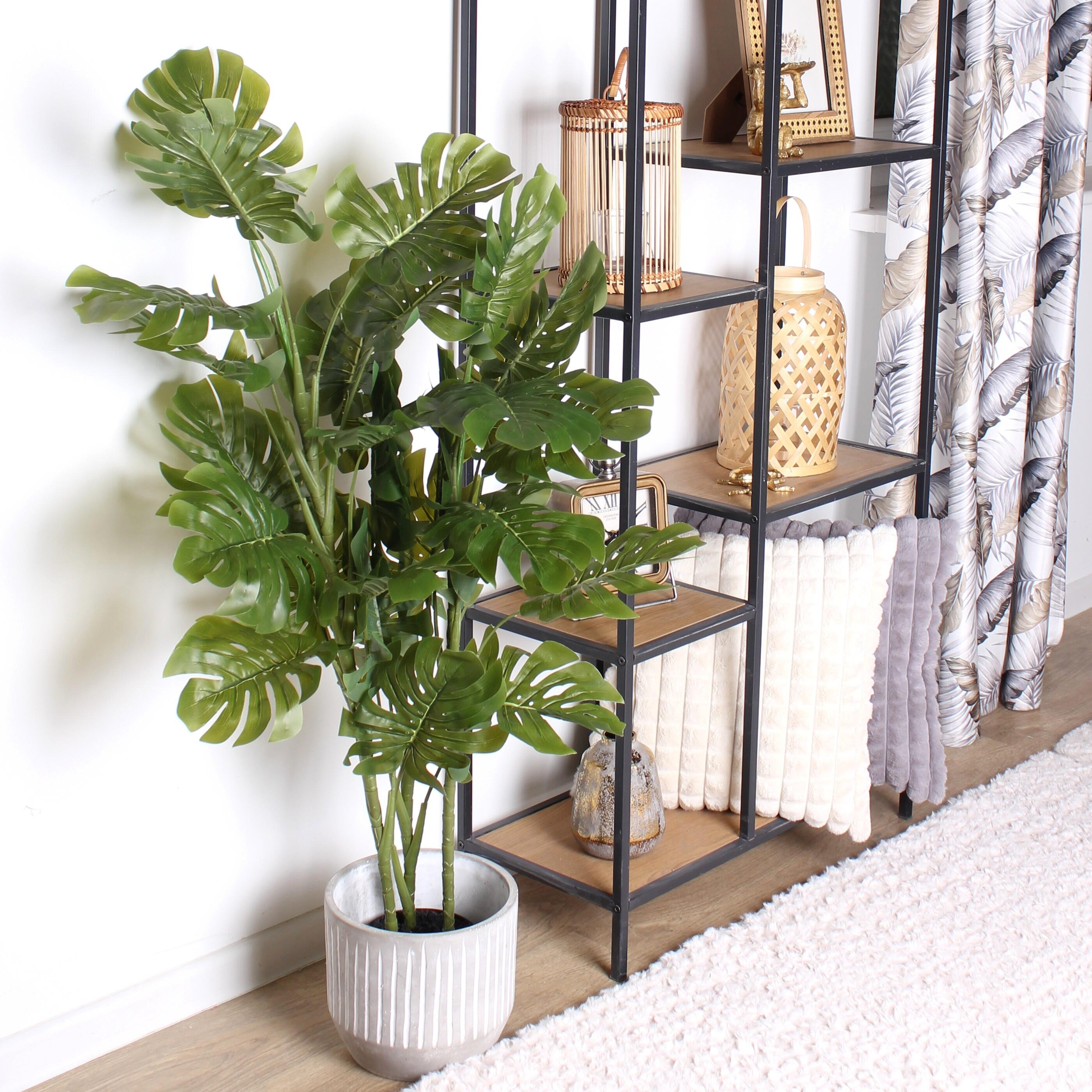 Monstera sztuczna 120cm w doniczce - Leroy Merlin