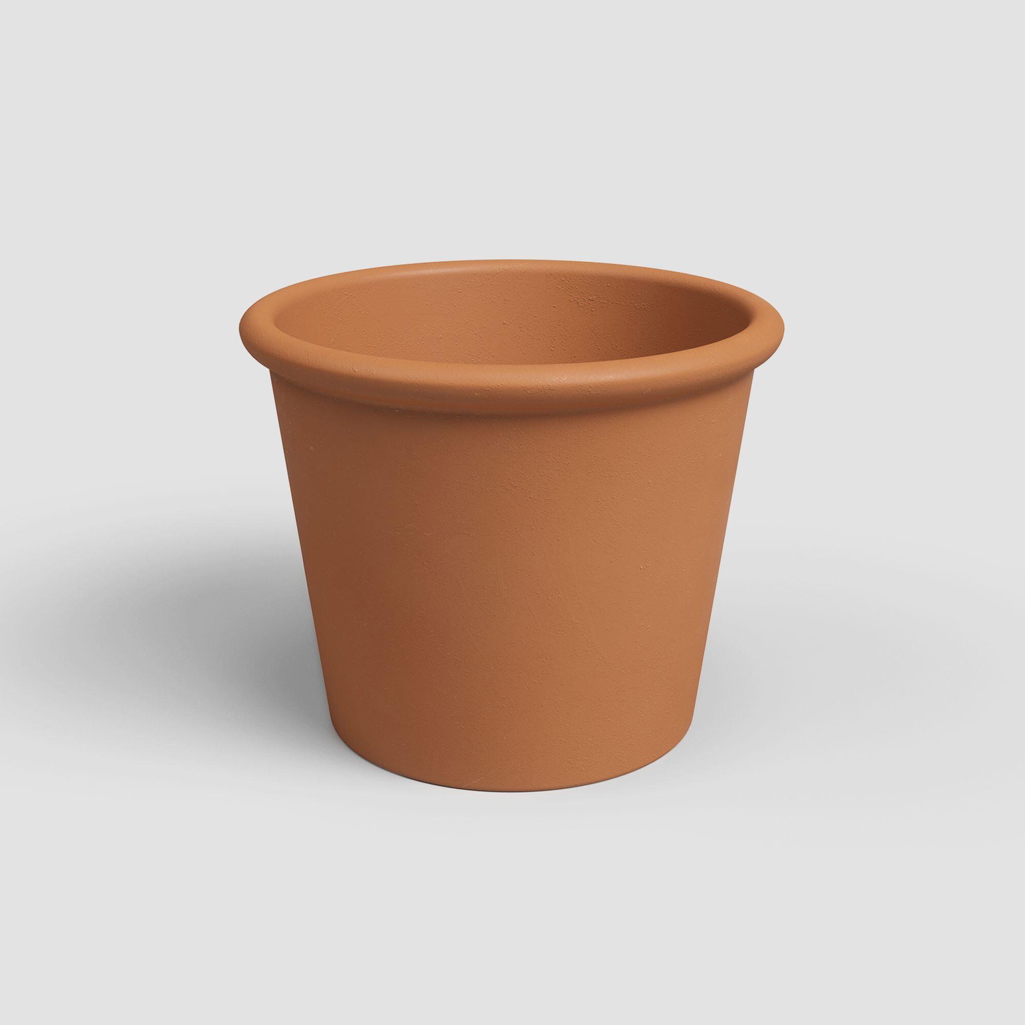 Maceta de terracota saramago marrón 56.2 cm