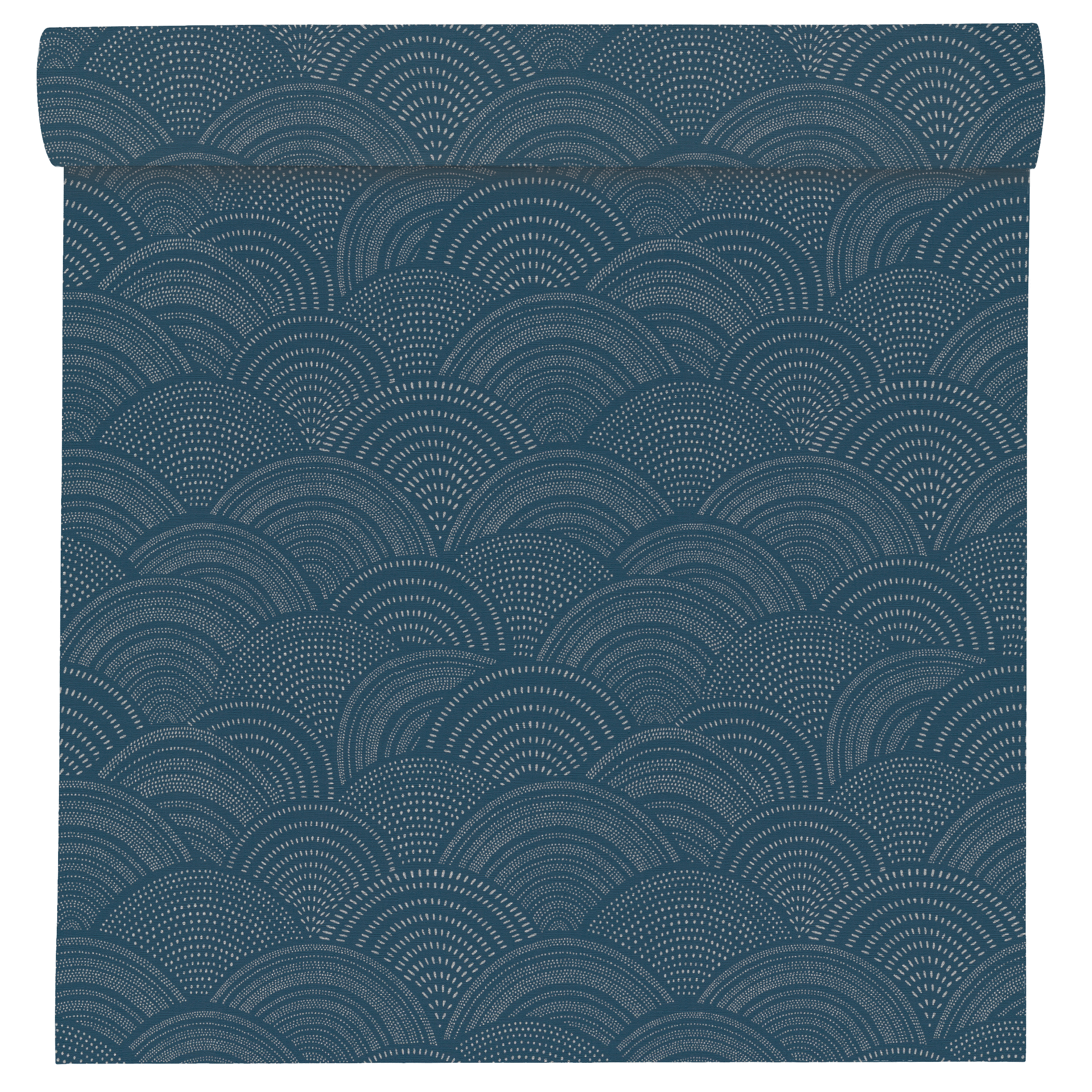 Tapeta Geometryczna Selection Vinyl 581409 granatowa winylowa na flizelinie