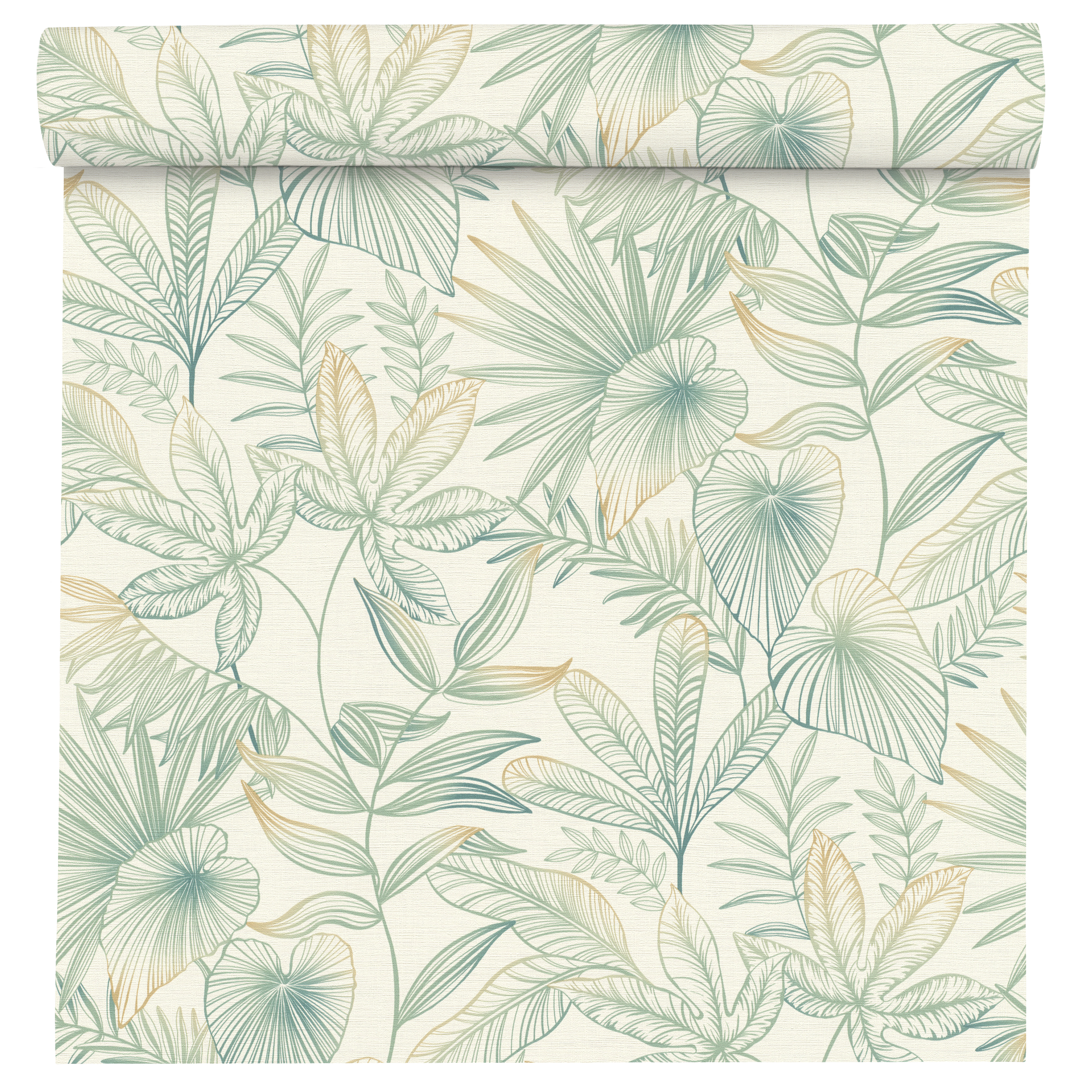 Tapeta Natura Country Charme 580914 zielona winylowa na flizelinie