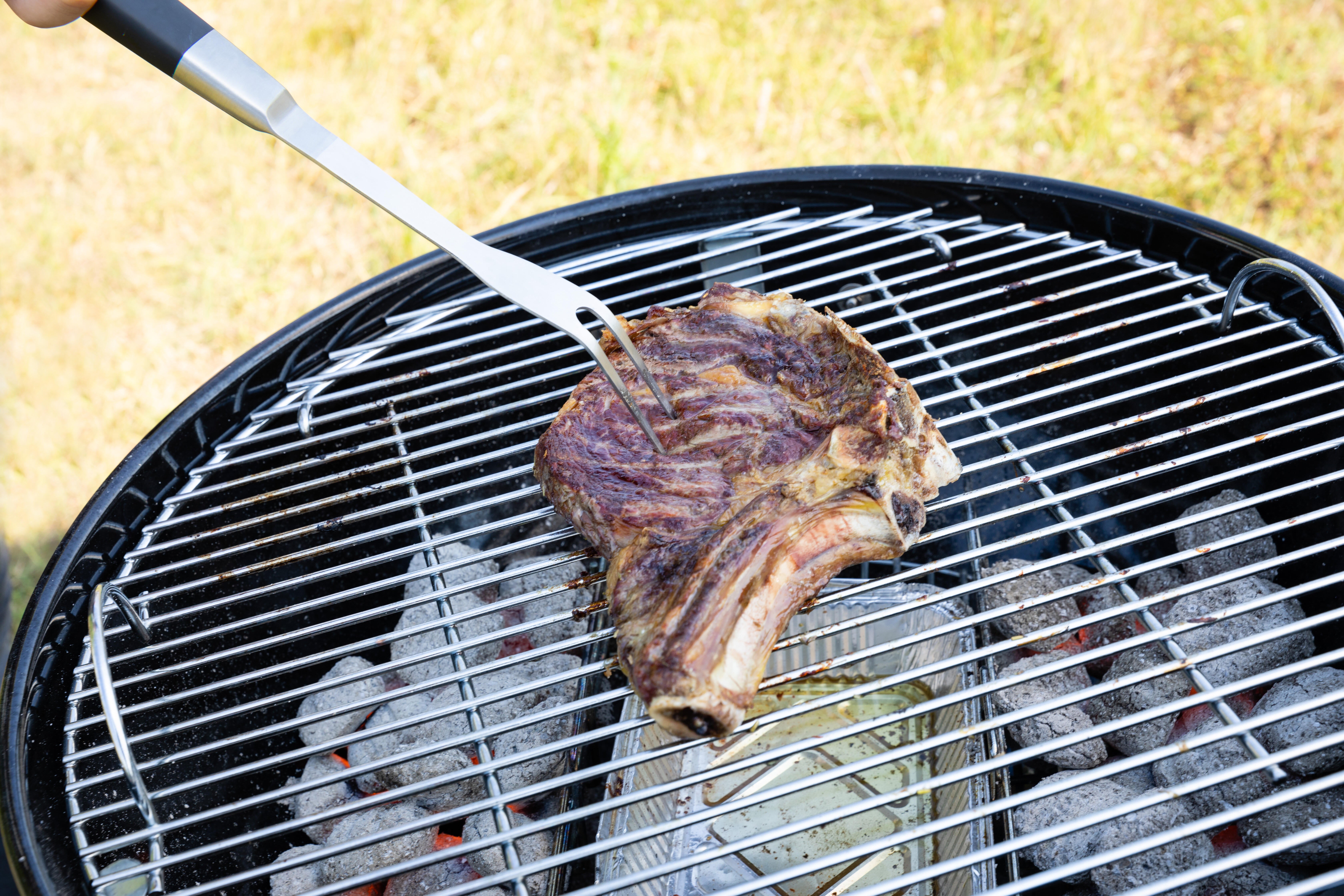 Fourchette en inox avec manche ergonomique NATERIAL pour barbecue - 3