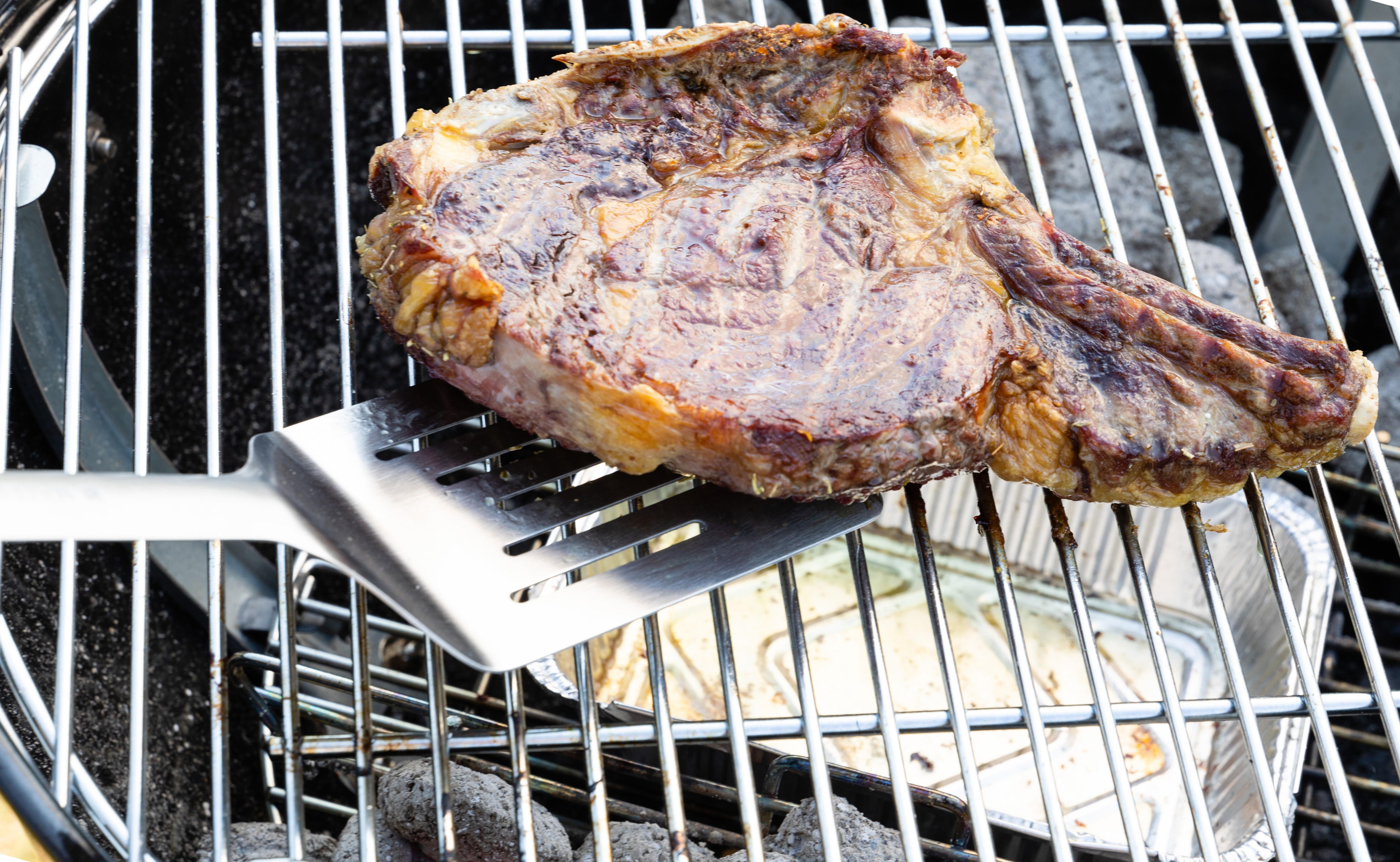 Spatule en inox avec manche ergonomique NATERIAL pour barbecue - 4