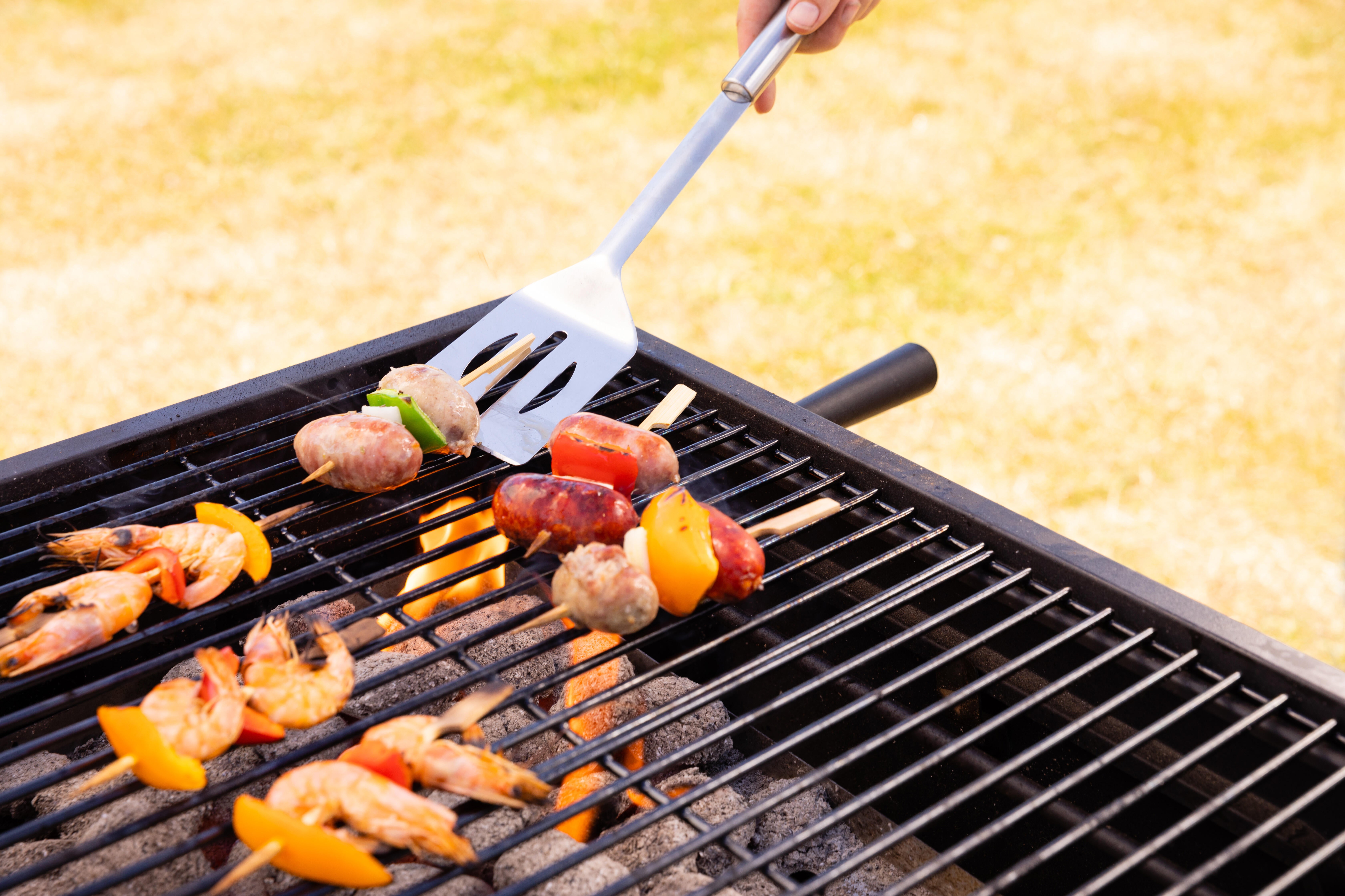 Lot de 110 piques à brochette 15cm en bambou NATERIAL pour barbecue - 4
