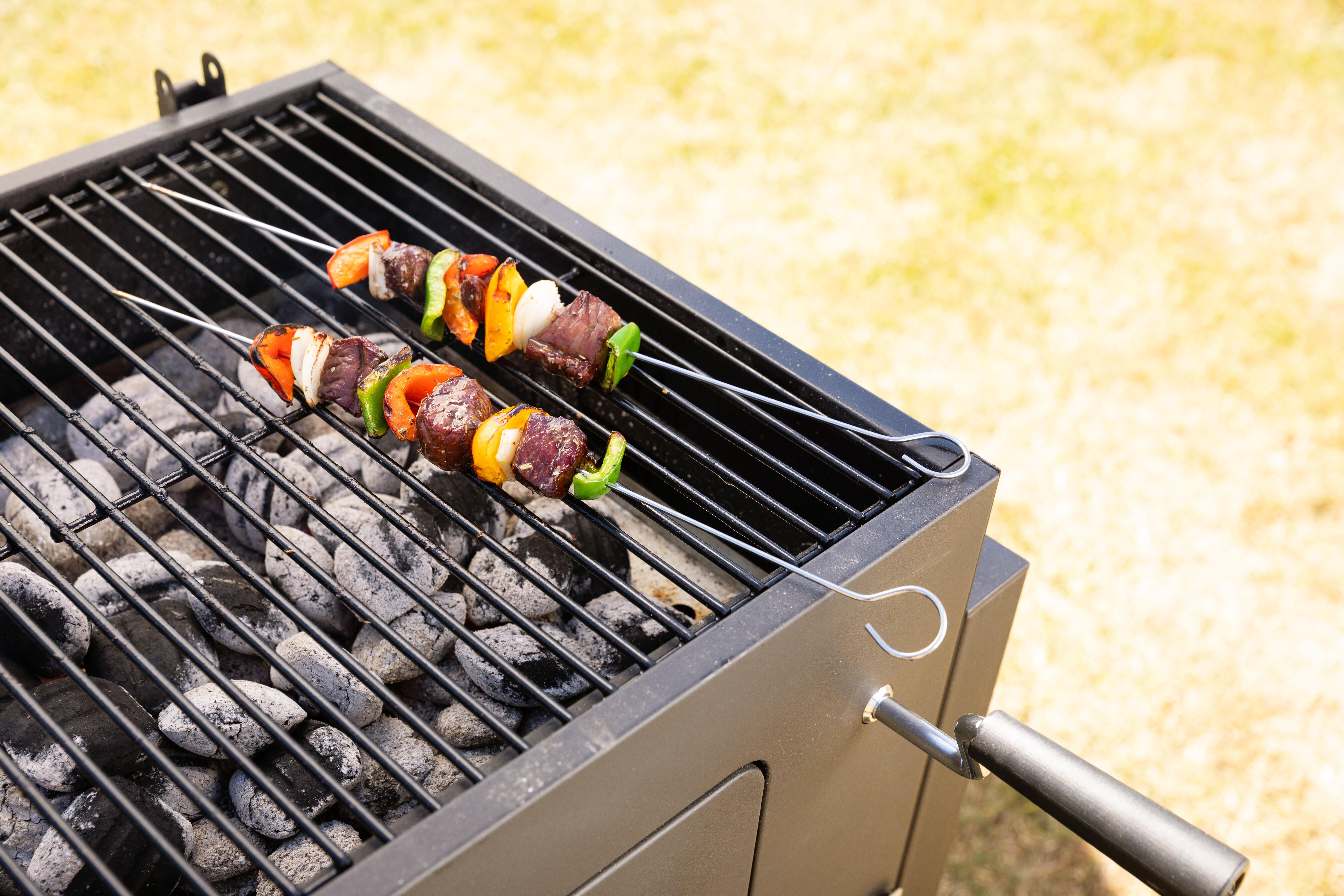 Lot de 10 piques à brochette 40cm en inox NATERIAL pour barbecue - 3