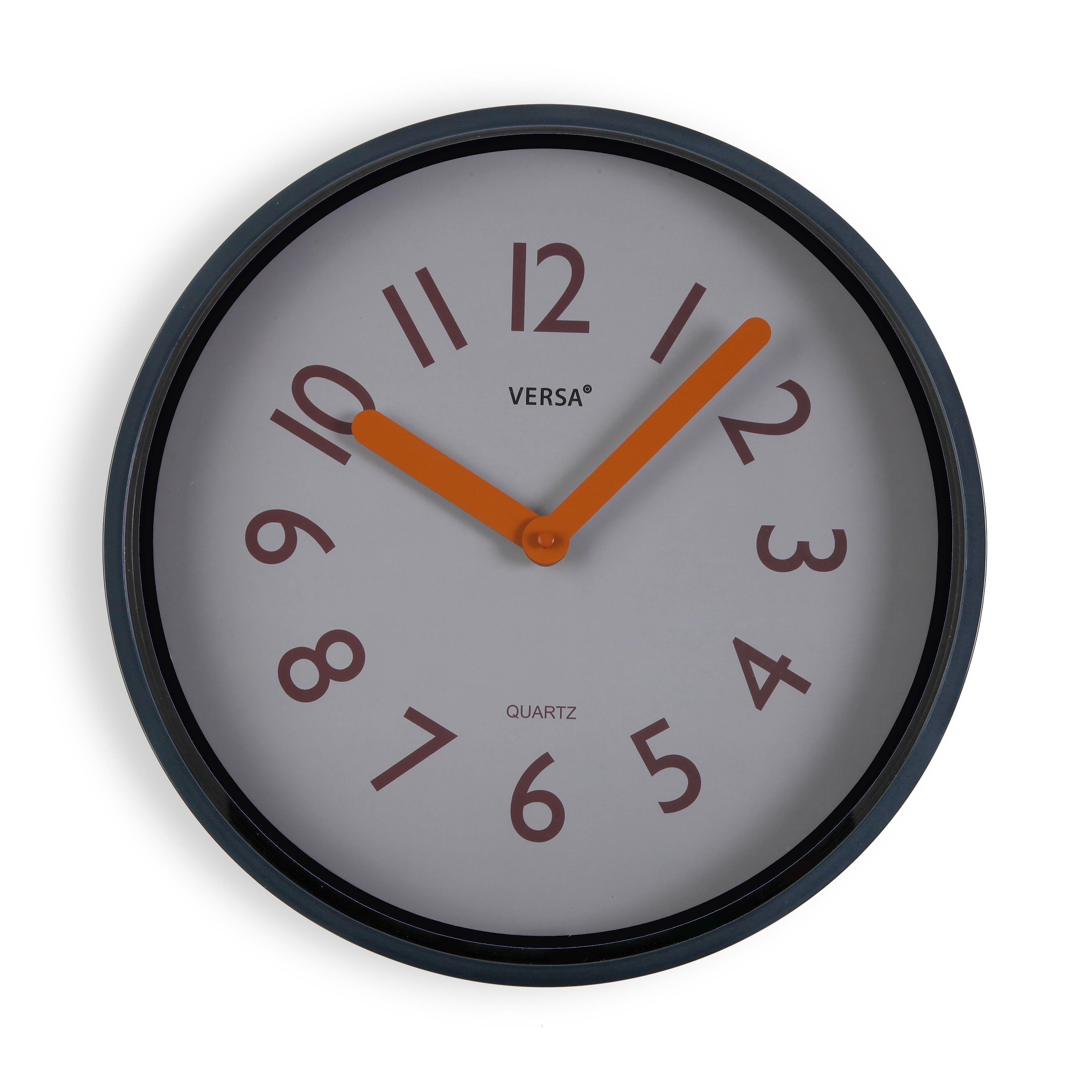 Reloj de pared redondo azul versa de 30 cm