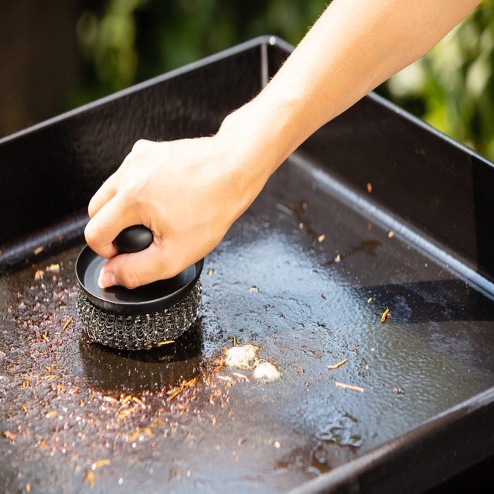 material de limpeza para churrasco 