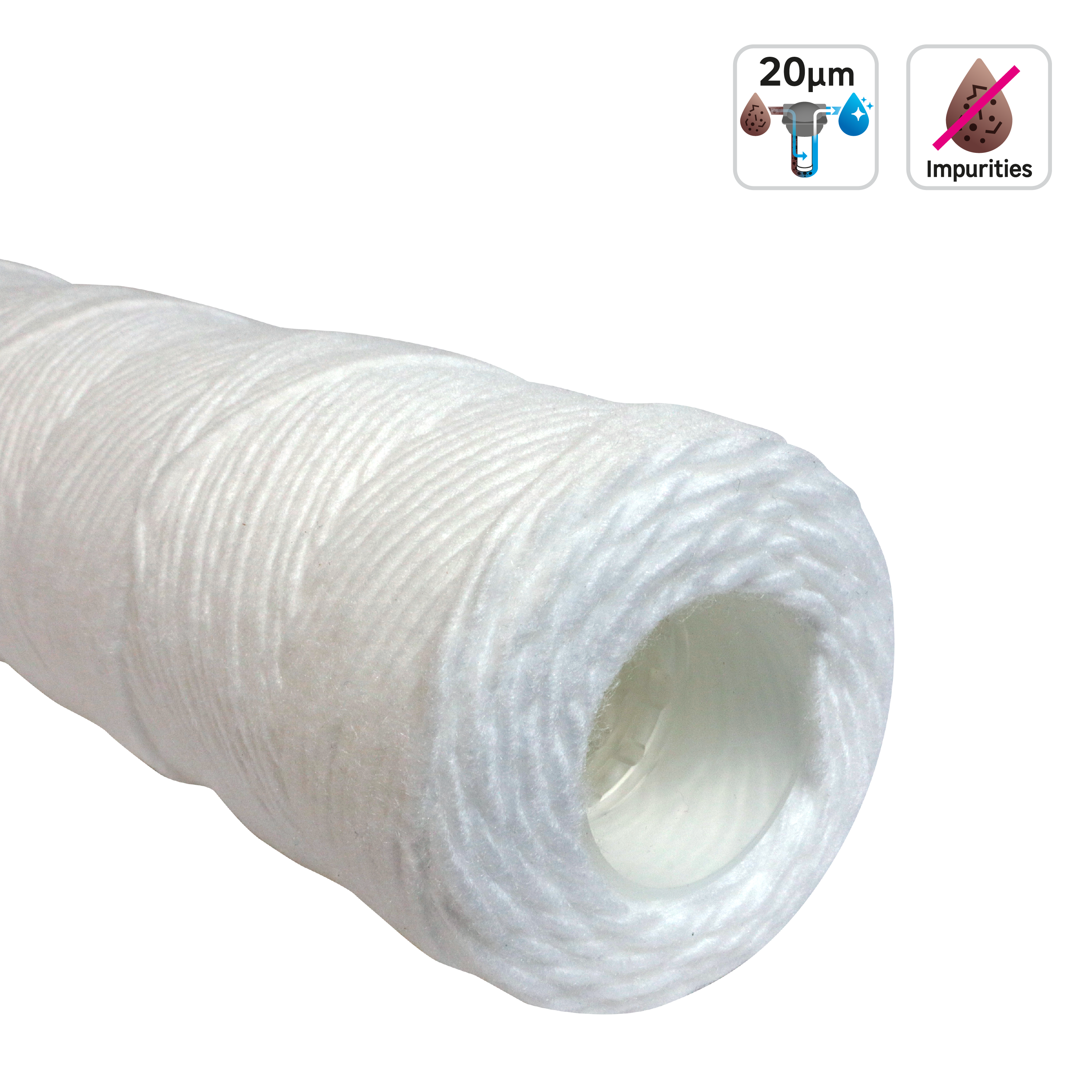 Cartuccia filtro acqua antisedimentazione EQUATION 20 Micron - 5