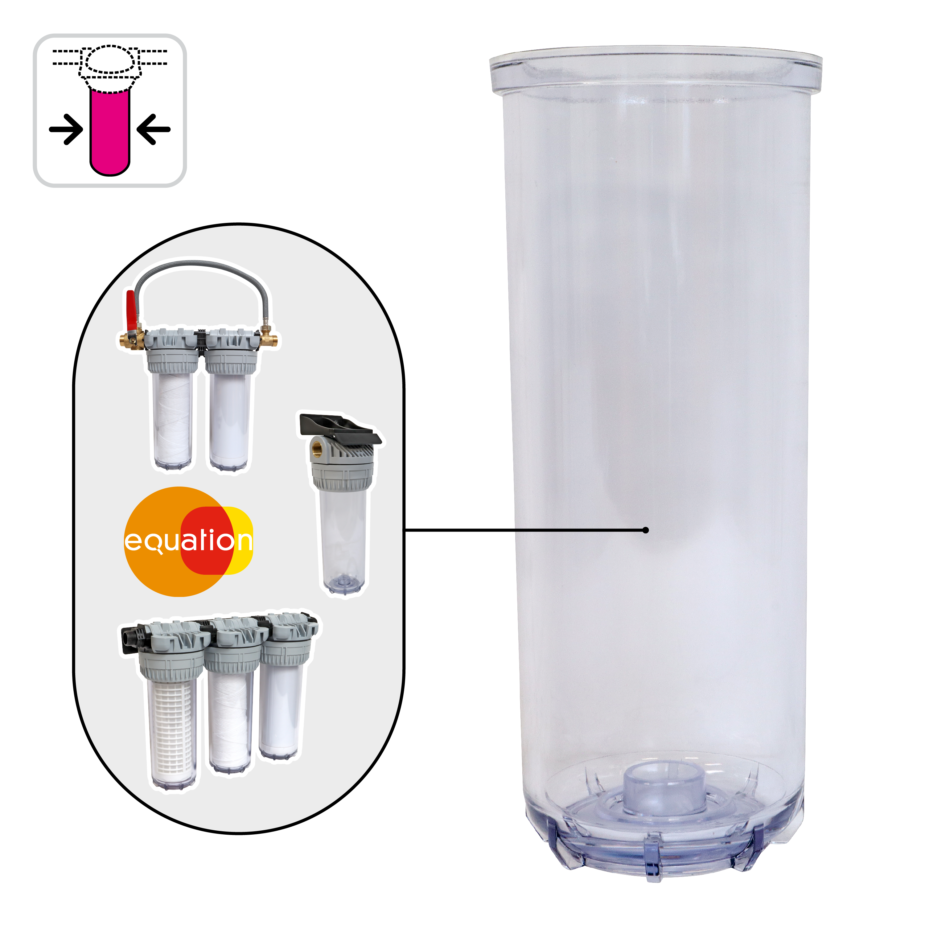 Bol de remplacement de nos stations de filtrations Equation - 0