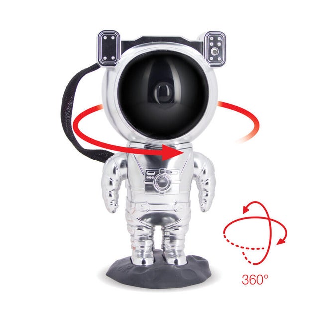 Veilleuse Astronaute silverlite gris / argent, H.22 cm