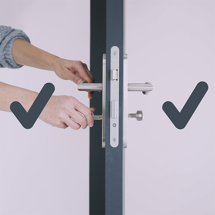 Cylindre de serrure STANDERS Lock+ débrayable L.30 + 40mm 5 clés - 2