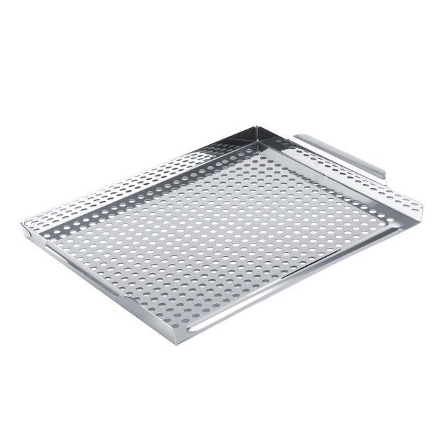 Plaque fruits de mer en acier NATERIAL 42x29 cm