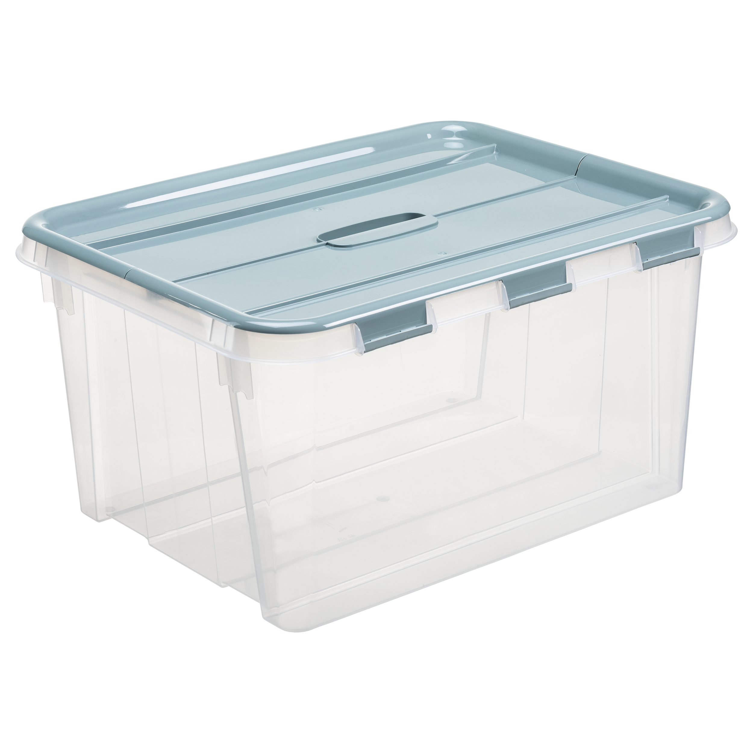 Pojemnik plastikowy przezroczysty Flip Box 50 litrów 57.3x45.5x29.1 cm