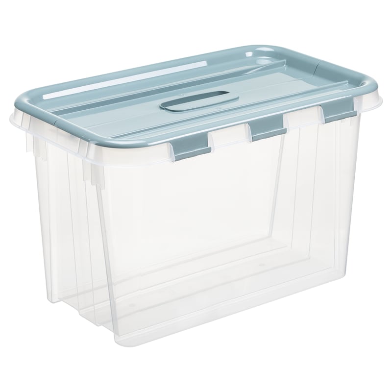 Pojemnik plastikowy przezroczysty Flip Box 28 litrów 50.5x31.8x30.3 cm