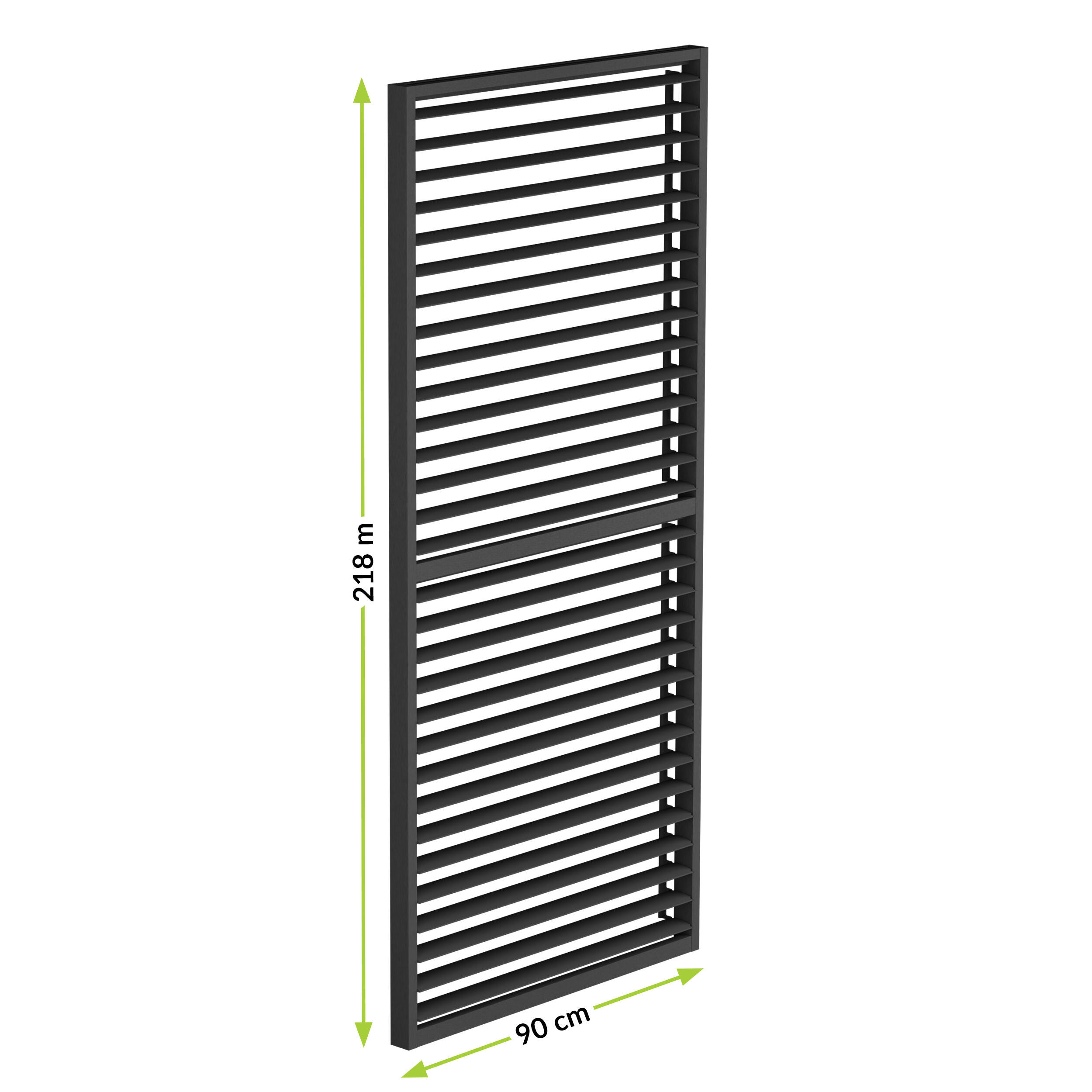 Panel żaluzjowy do pergoli Luxe 218x90cm antracyt Esti&esta - 2