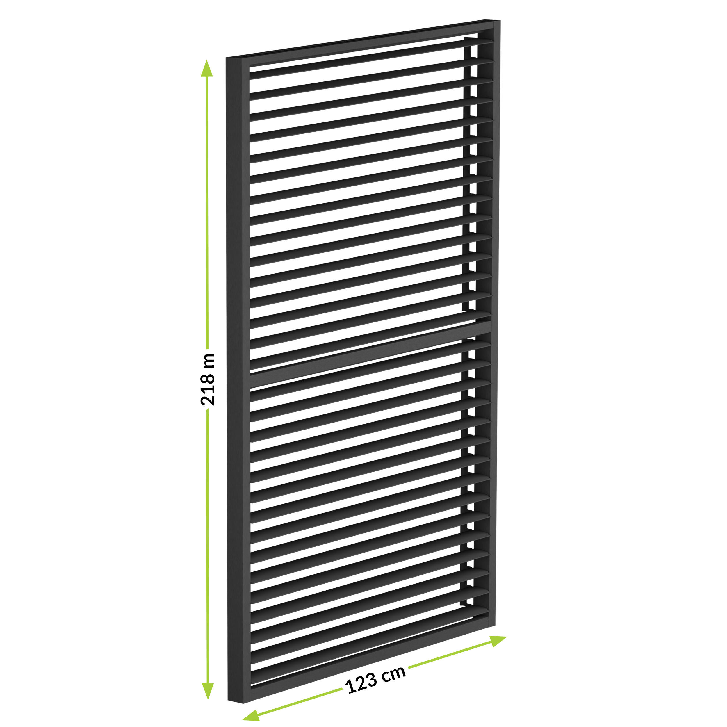 Panel żaluzjowy do pergoli Luxe 218x123cm antracyt Esti&esta - 3