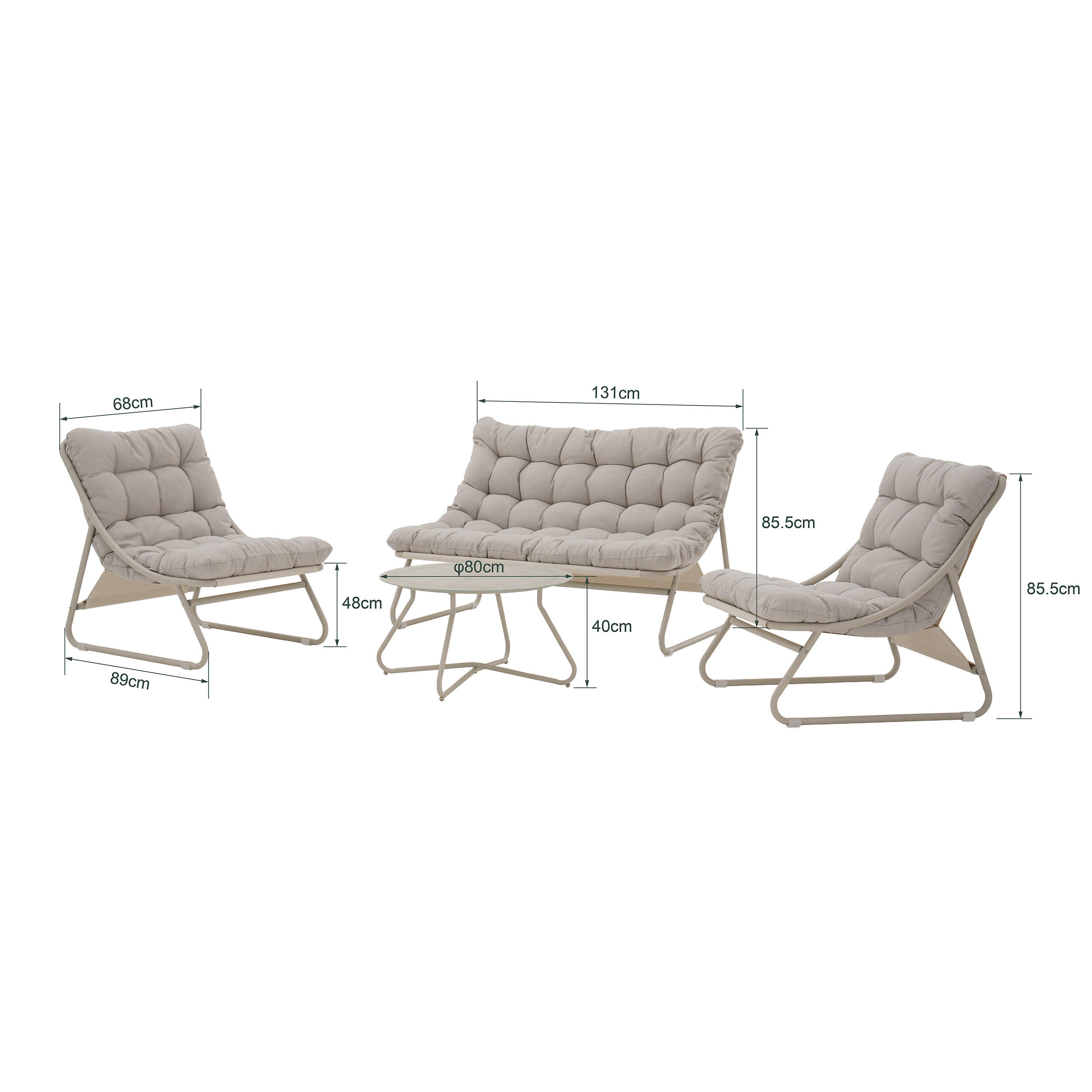 Meble ogrodowe zestaw Cloud - 5