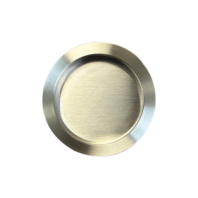 Poignée cuvette ronde chromé Ø58mm