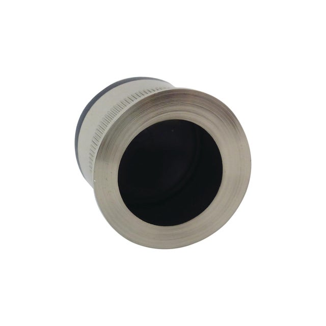Tire-doigt chromé pour porte coulissante Ø28 mm 