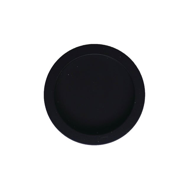 Poignée cuvette ronde noir Ø58mm 