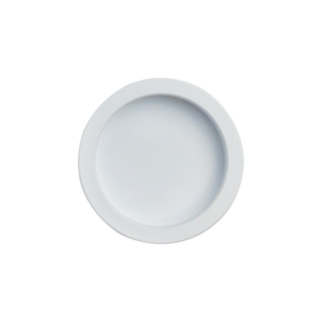 Poignée cuvette ronde blanc Ø58mm 