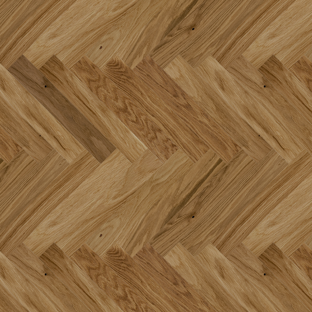 Podłoga drewniana deska trójwarstwowa jodełka klasyczna dąb brązowy lakierowany 14 mm Barlinek