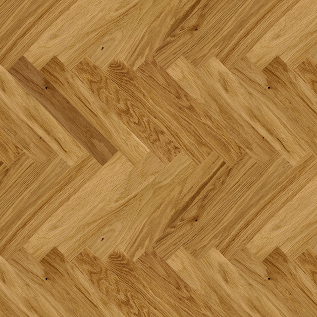 Podłoga drewniana deska trójwarstwowa jodełka klasyczna dąb ciemny lakierowany 14 mm Barlinek