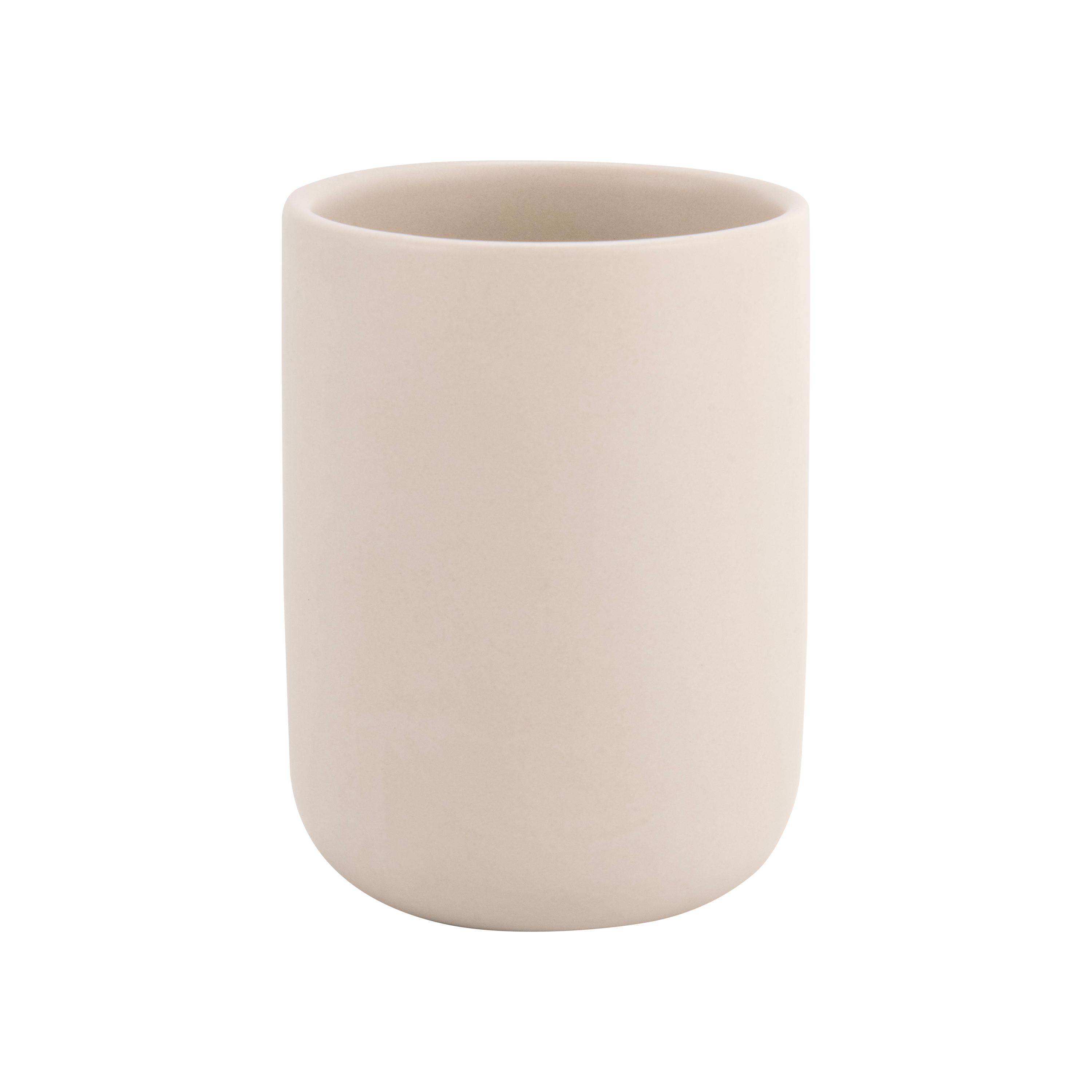 Dozownik do mydła w płynie kubek podkładka zestaw Mia Trench Sensea - 5