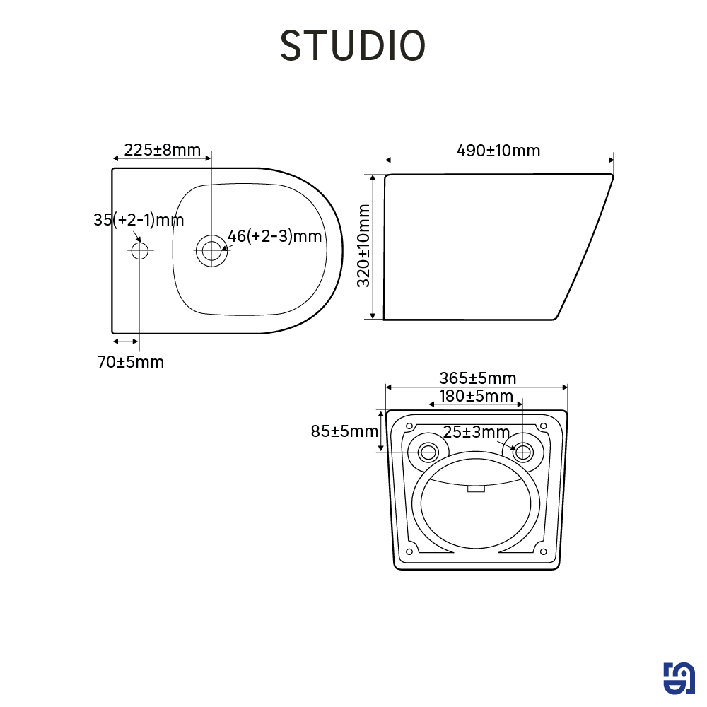 Sanita suspensa preto Studio - 7