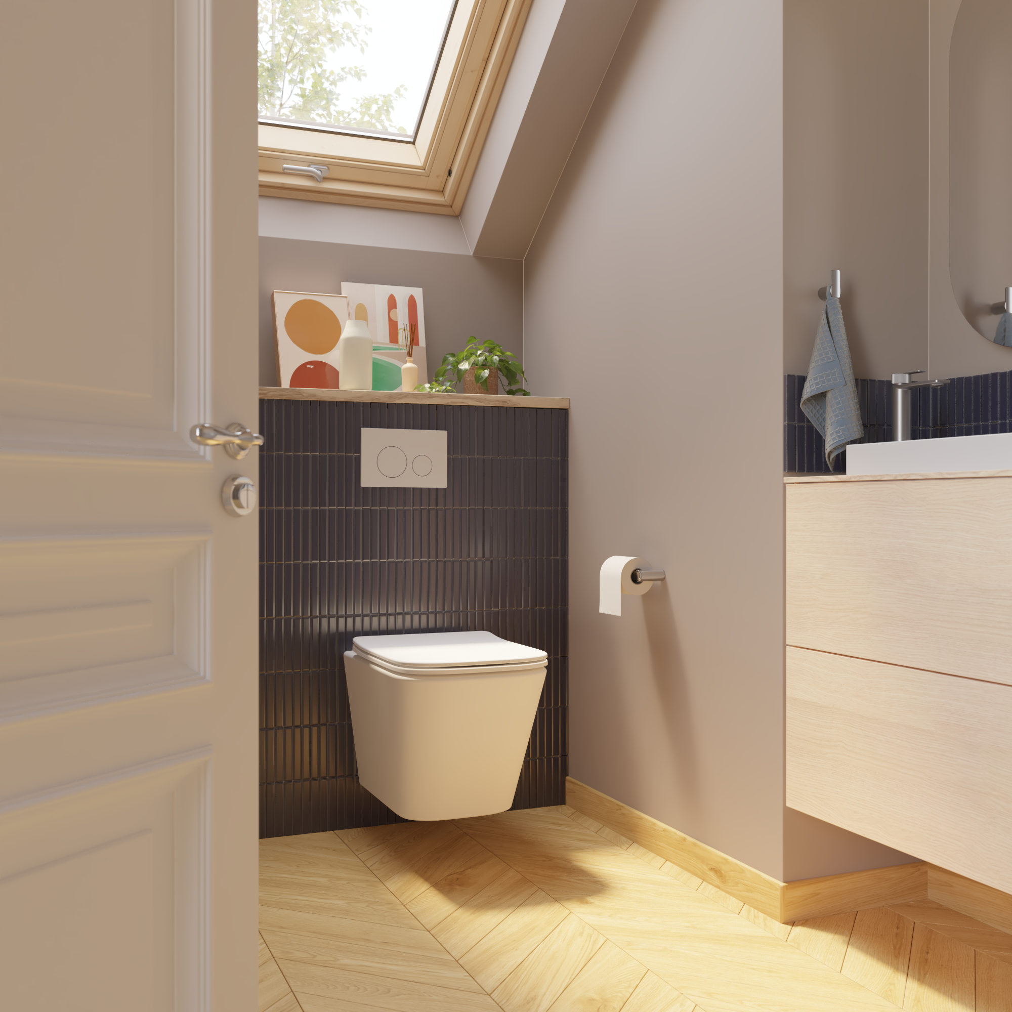 Miska WC wisząca Square Sensea - 4