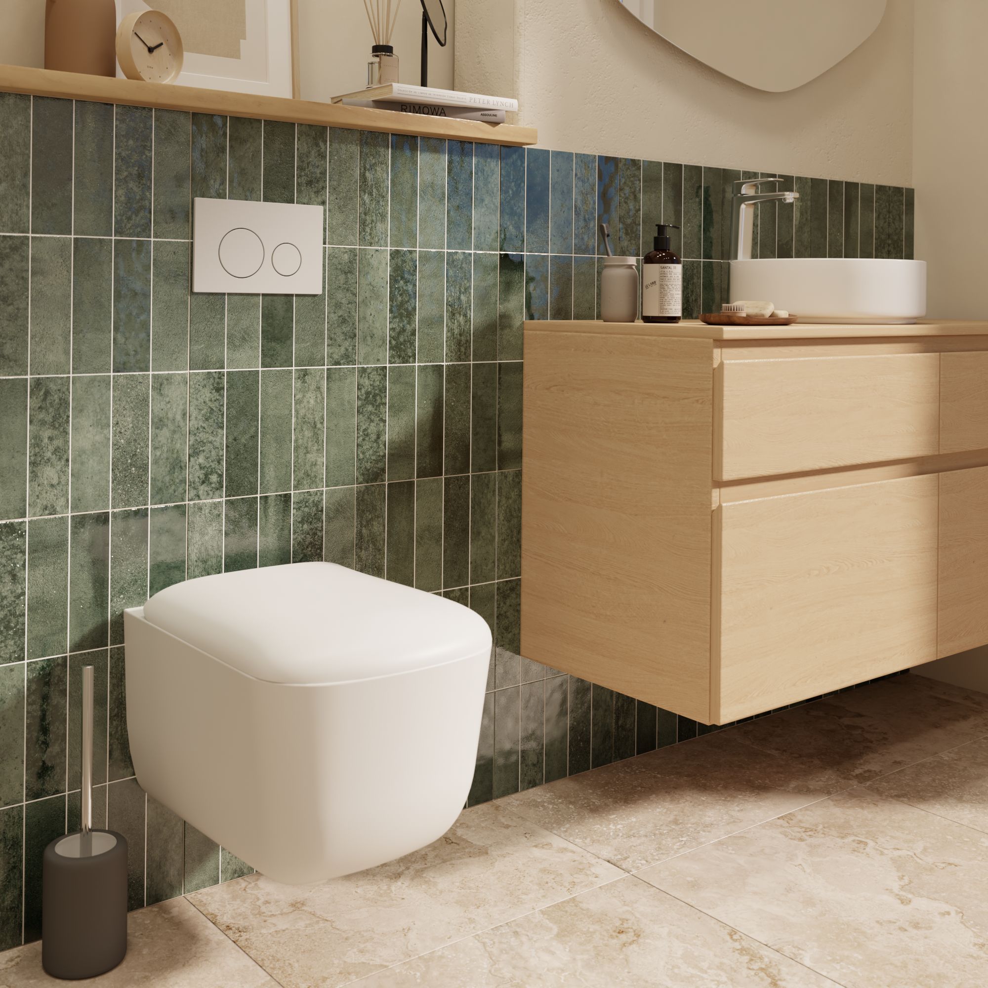 Cuvette pour WC suspendu, SENSEA Remix Leroy Merlin