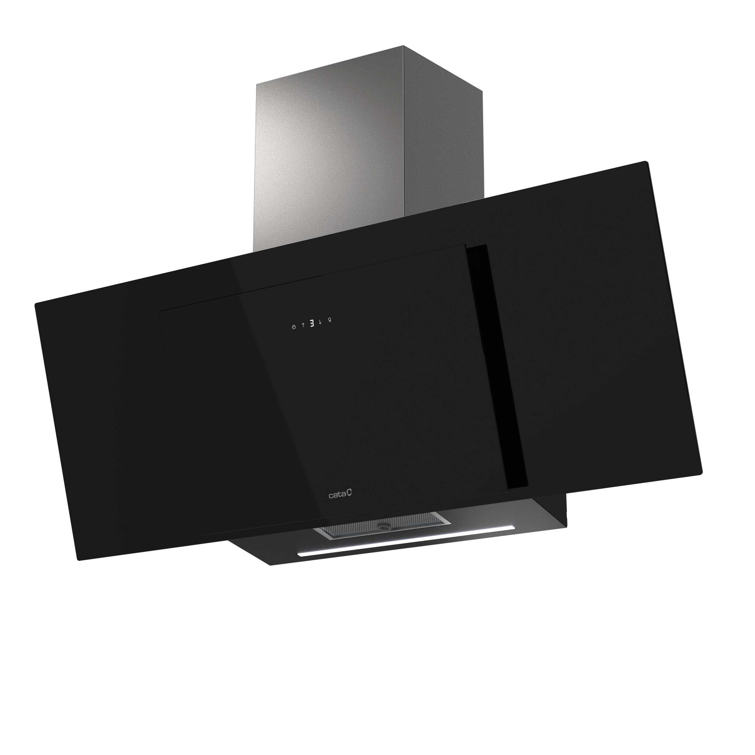 Cata  Campana Decorativa Thalassa 1200 Pro 1200 Gbk Con 6 Velocidades 120 Cm 842 M/H Clase A+++ Negro , Leroy Merlin