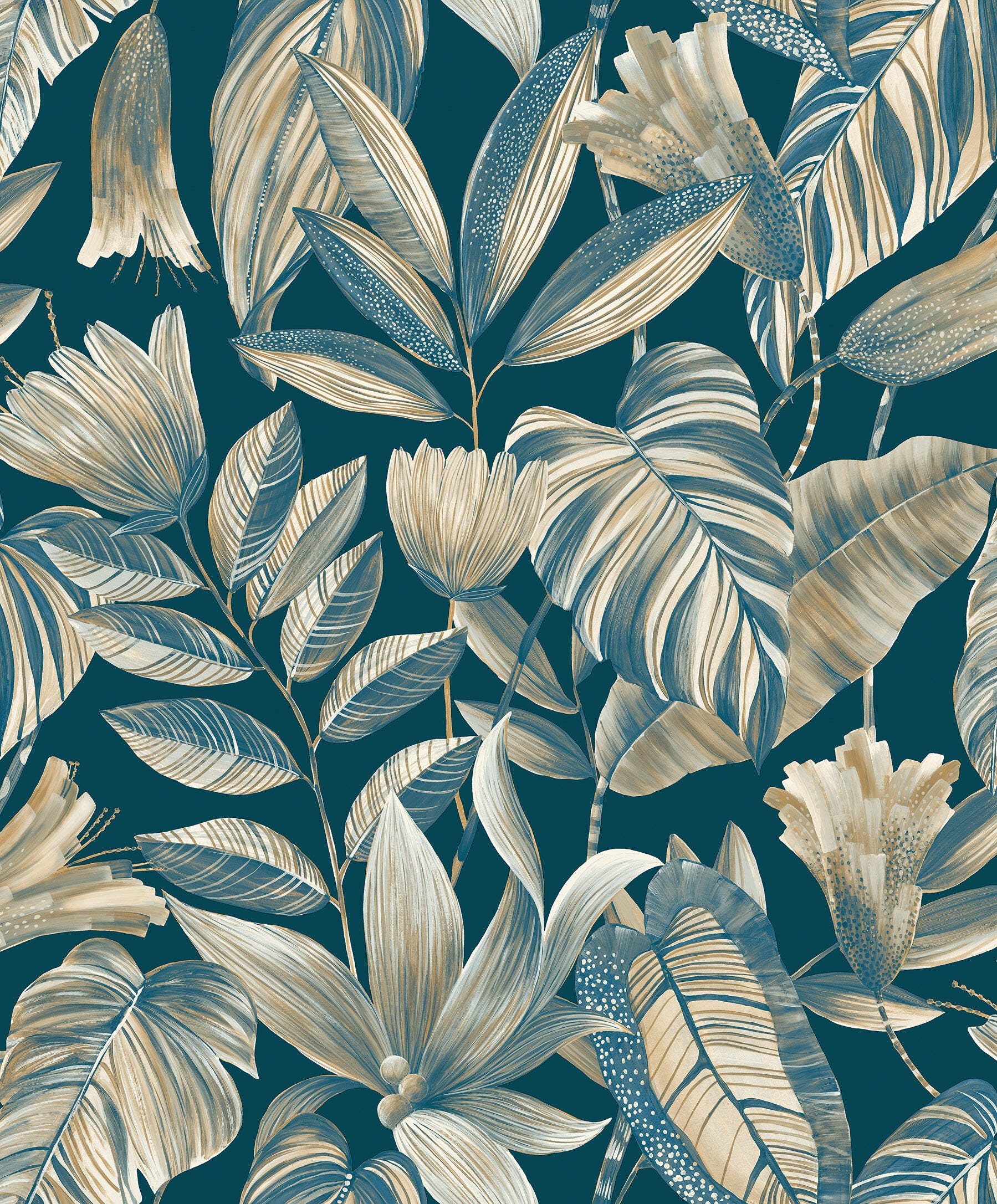 Papier Peint Intiss Maya Feuillage Bleu Leroy Merlin papier-peint-intiss-maya-feuillage-bleu-leroy-merlin