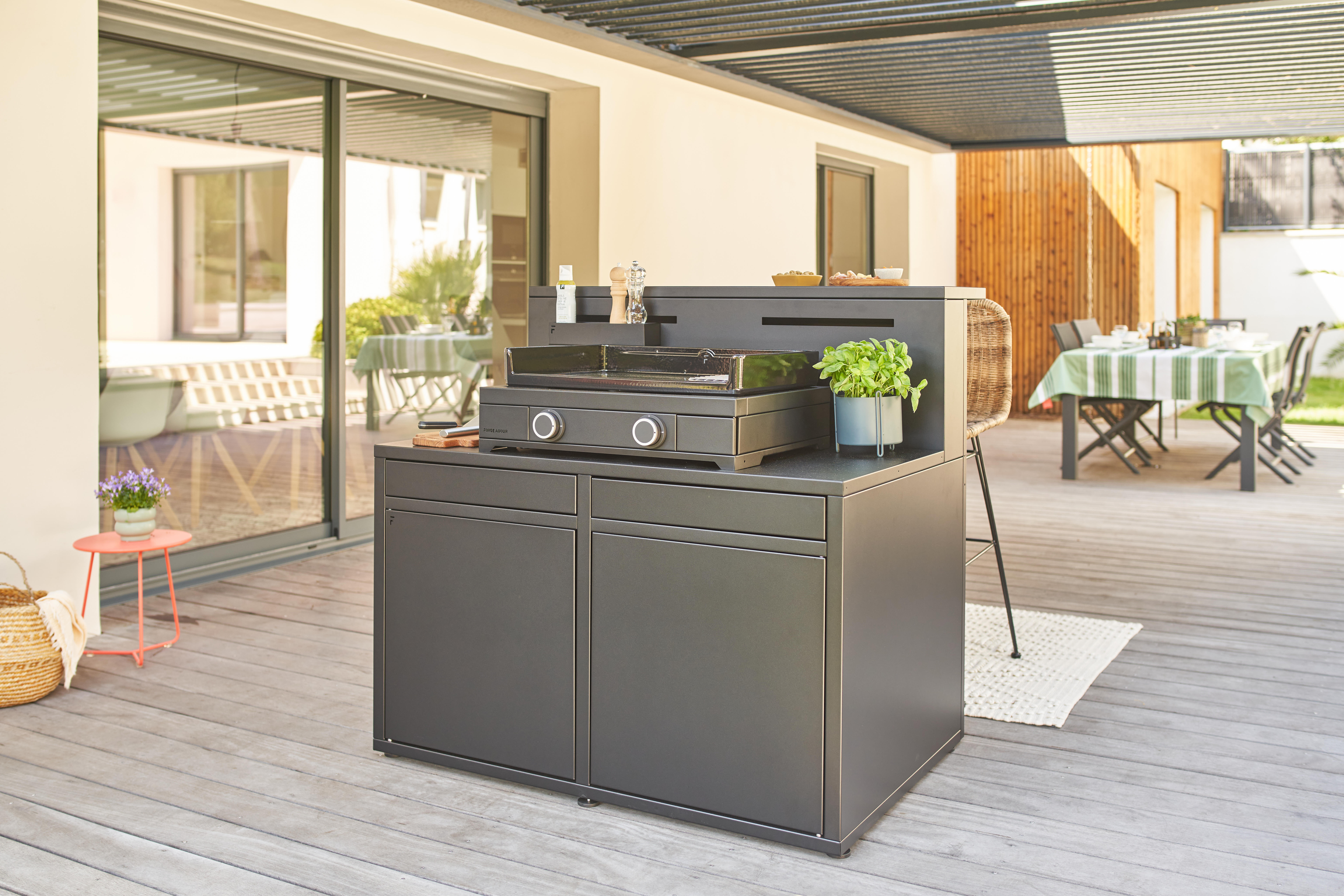 Plancha au gaz FORGE ADOUR Modern 60, noir - 3