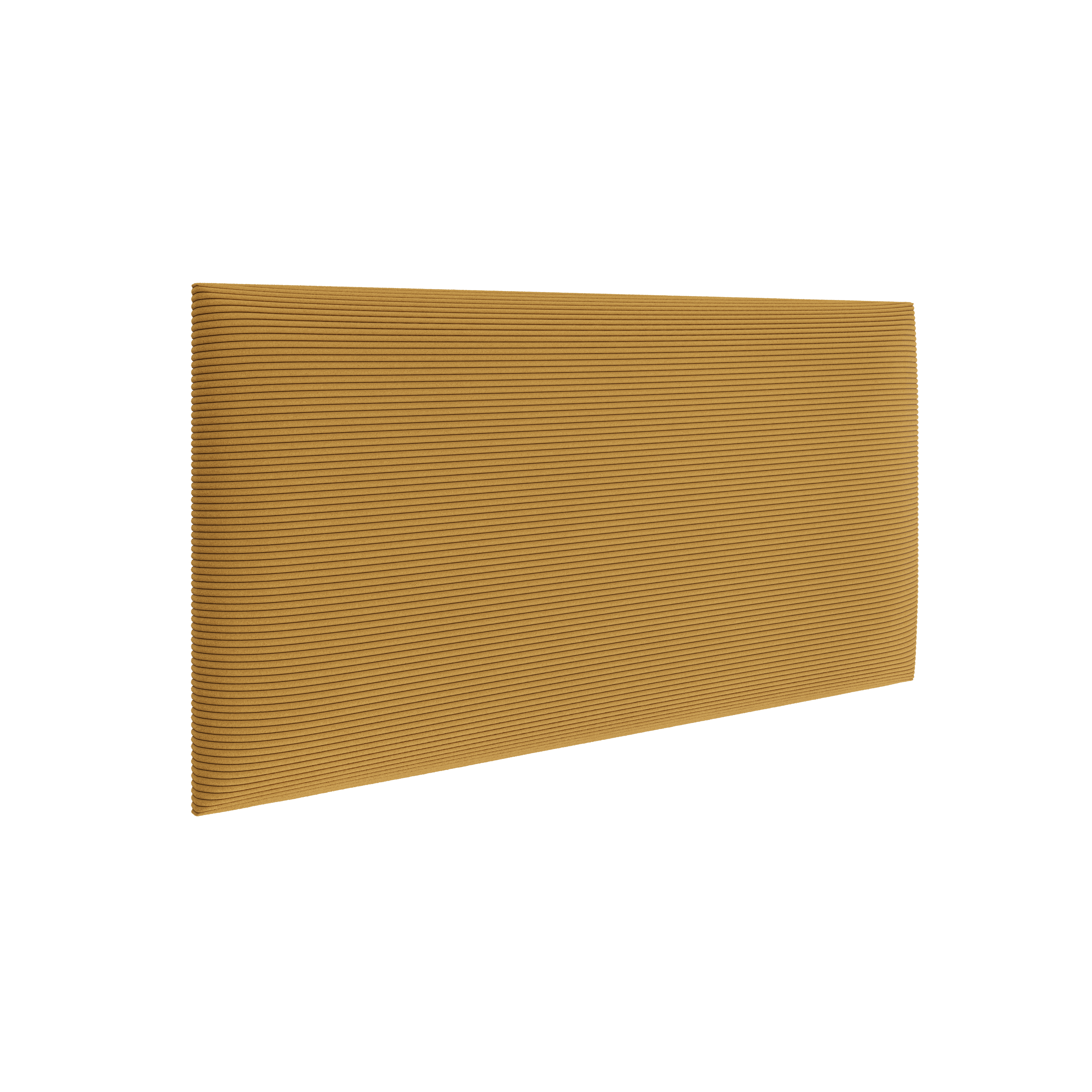 Panel tapicerowany prostokątny 60x30 cm Cordia żółty