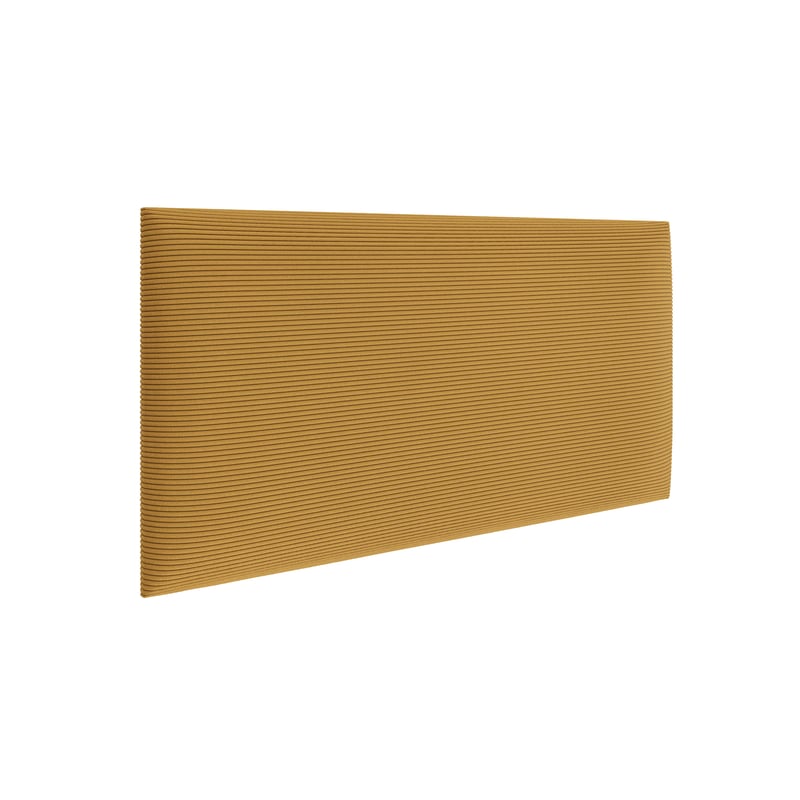Panel tapicerowany prostokątny 60x30 cm Cordia żółty