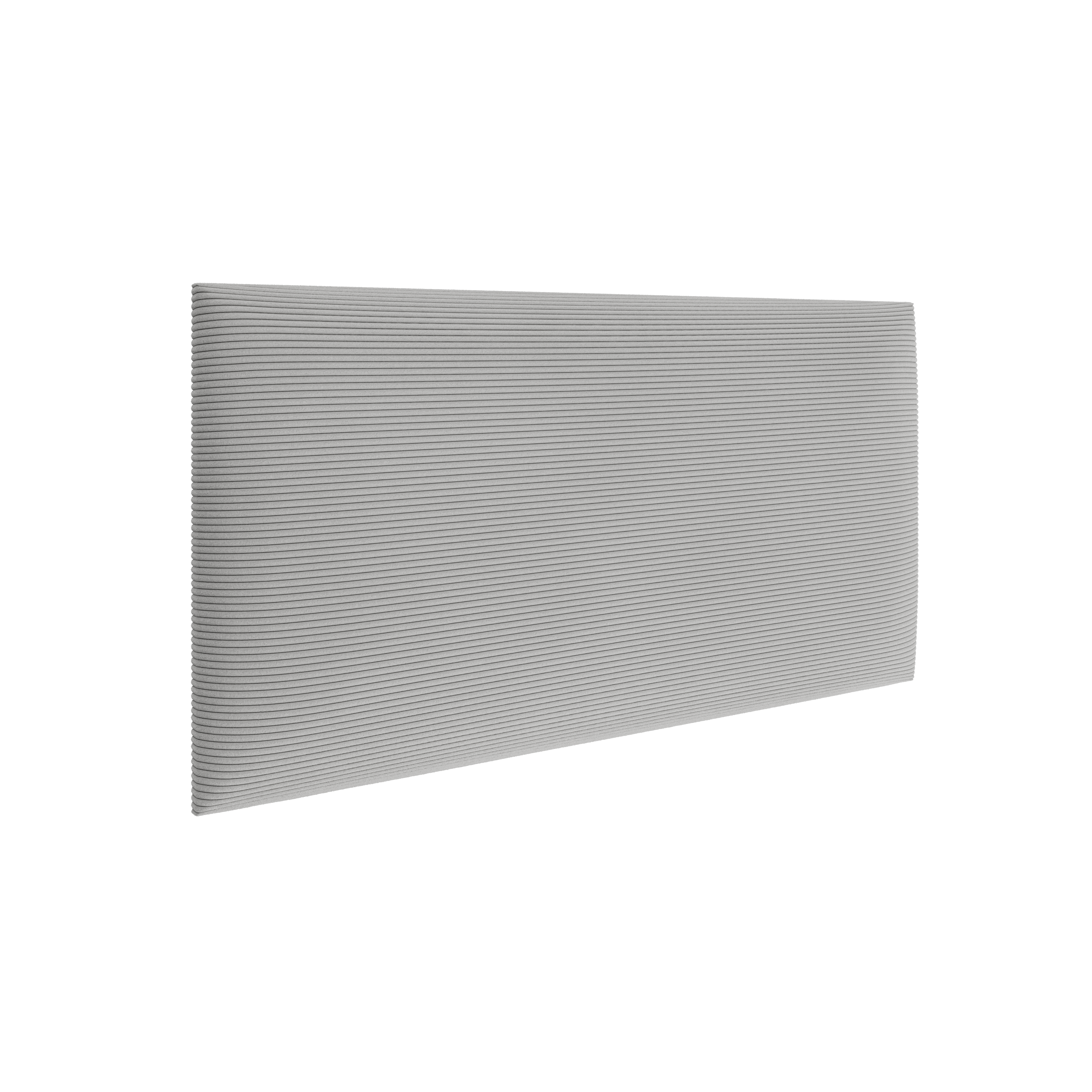 Panel tapicerowany prostokątny 60x30 cm Cordia jasno szary