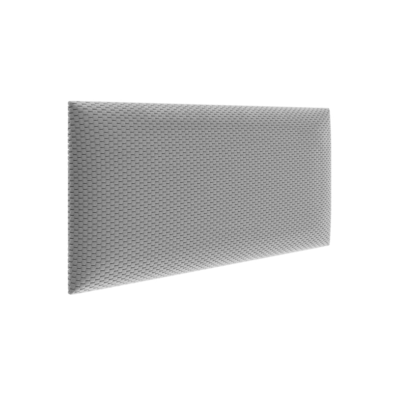 Panel tapicerowany prostokątny 60x30 cm Frotti szary