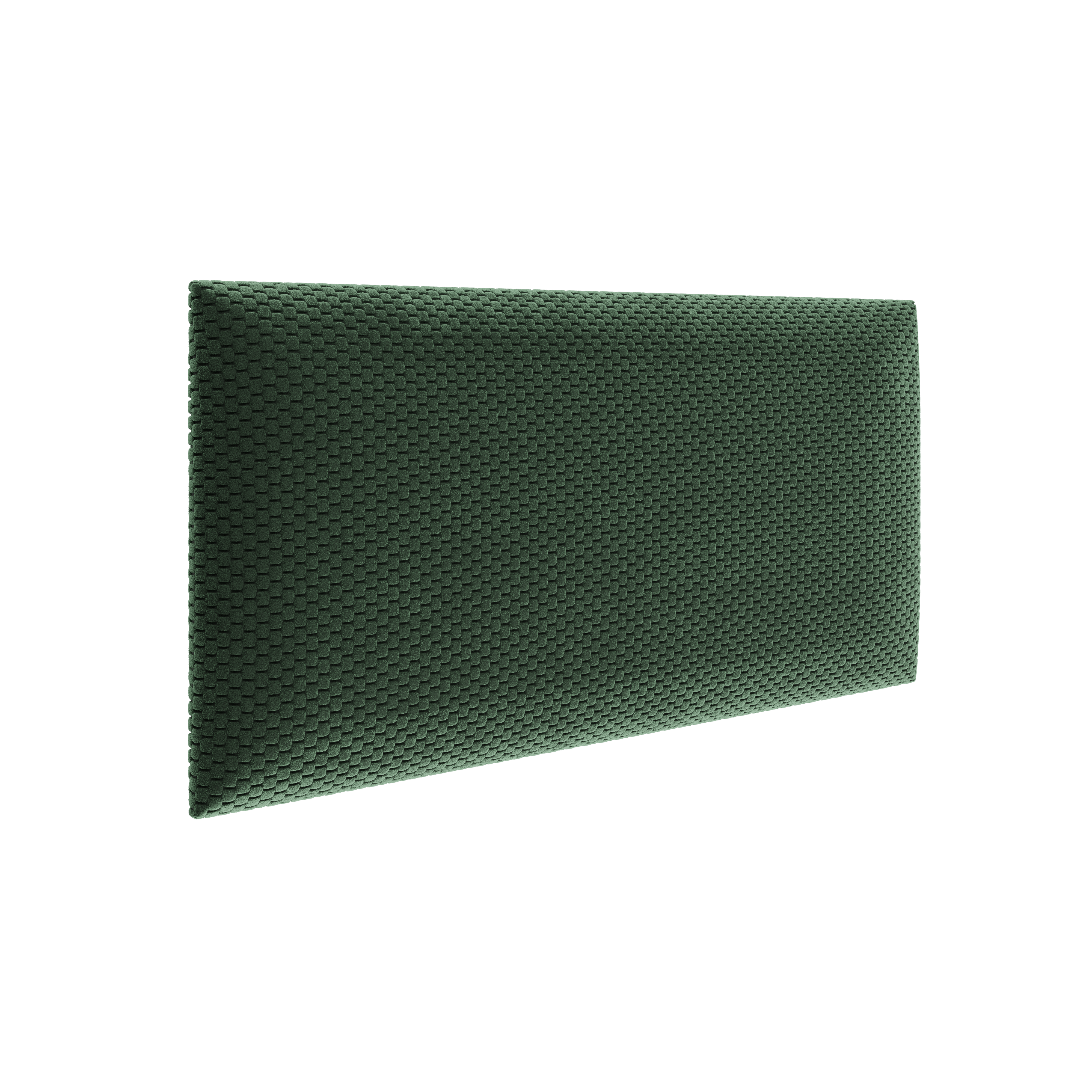 Panel tapicerowany prostokątny 60x30 cm Frotti zielony