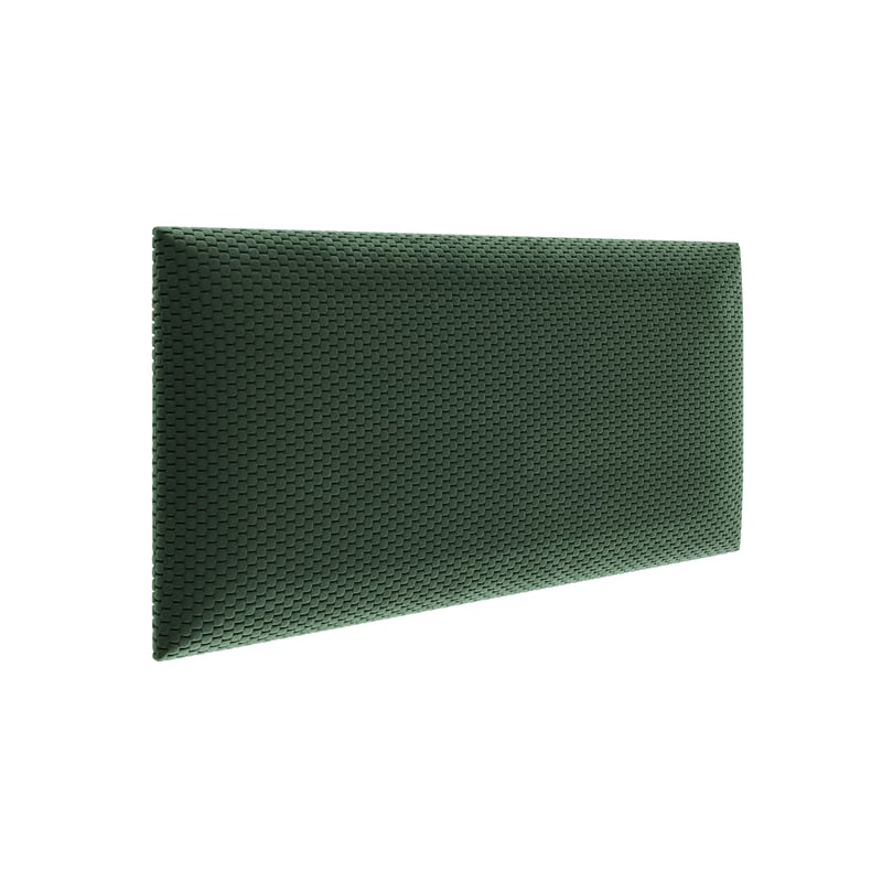 Panel tapicerowany prostokątny 60x30 cm Frotti zielony