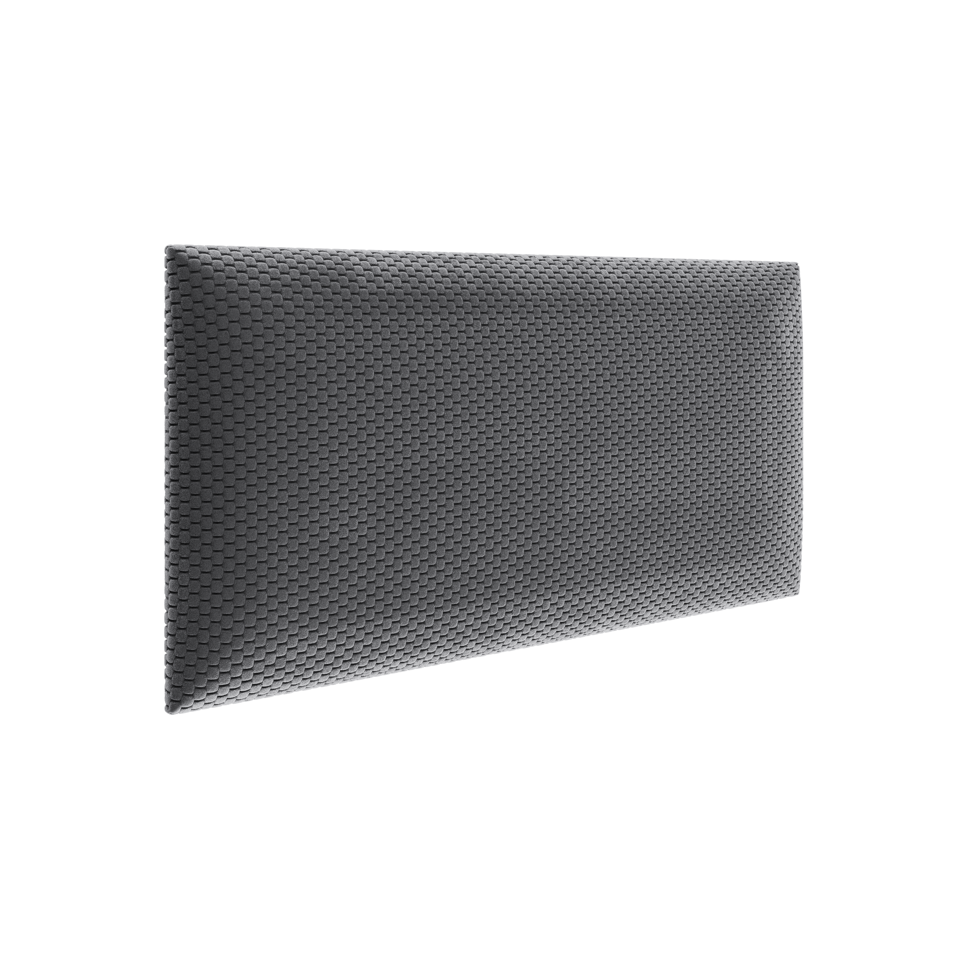 Panel tapicerowany prostokątny 60x30 cm Frotti szare